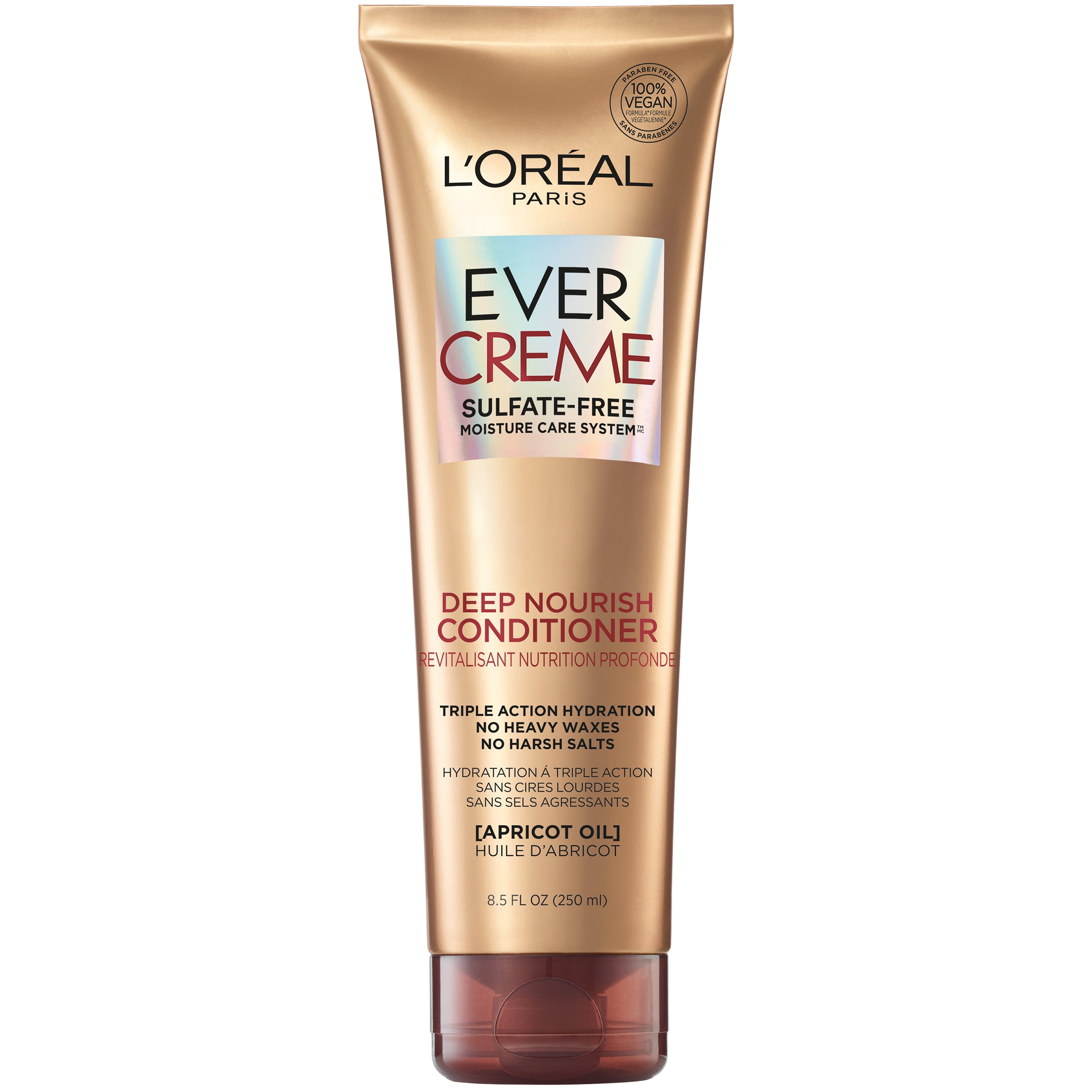 L'Oreal EverCreme Deep Nourish Moisturizing Sulfate Free Conditioner, for Dry Hair, 8.5 fl oz L'Oréal Paris