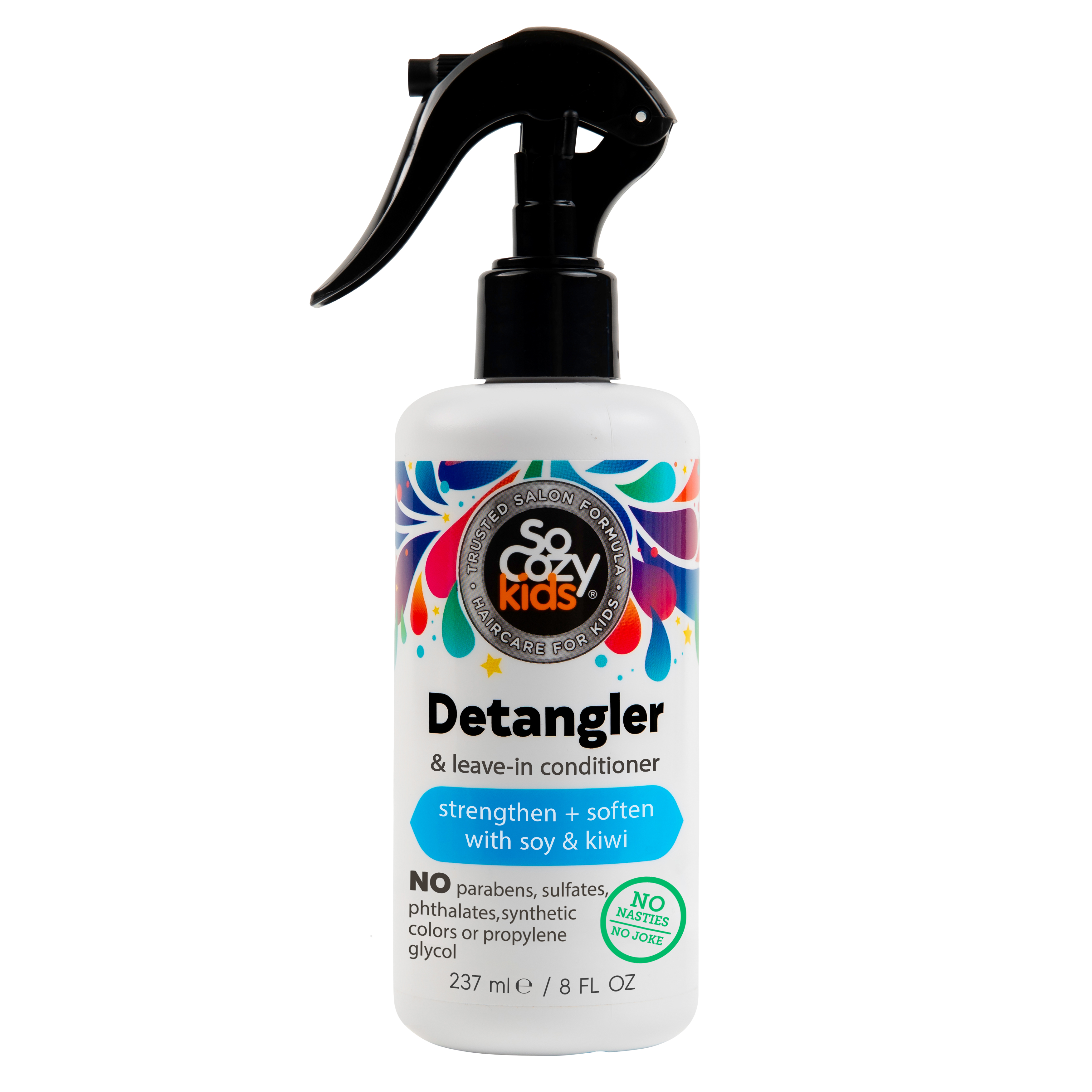 SoCozy Detangler Leave-In Conditioner Spray For Kids Hair 8 oz. SoCozy