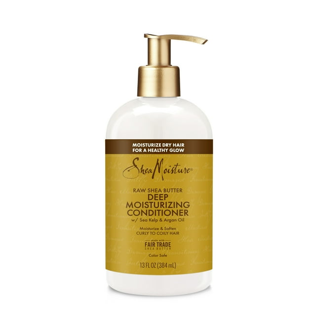 SheaMoisture Restorative Leave In Conditioner for Curly Hair, Raw Shea Butter, 13 fl oz SheaMoisture