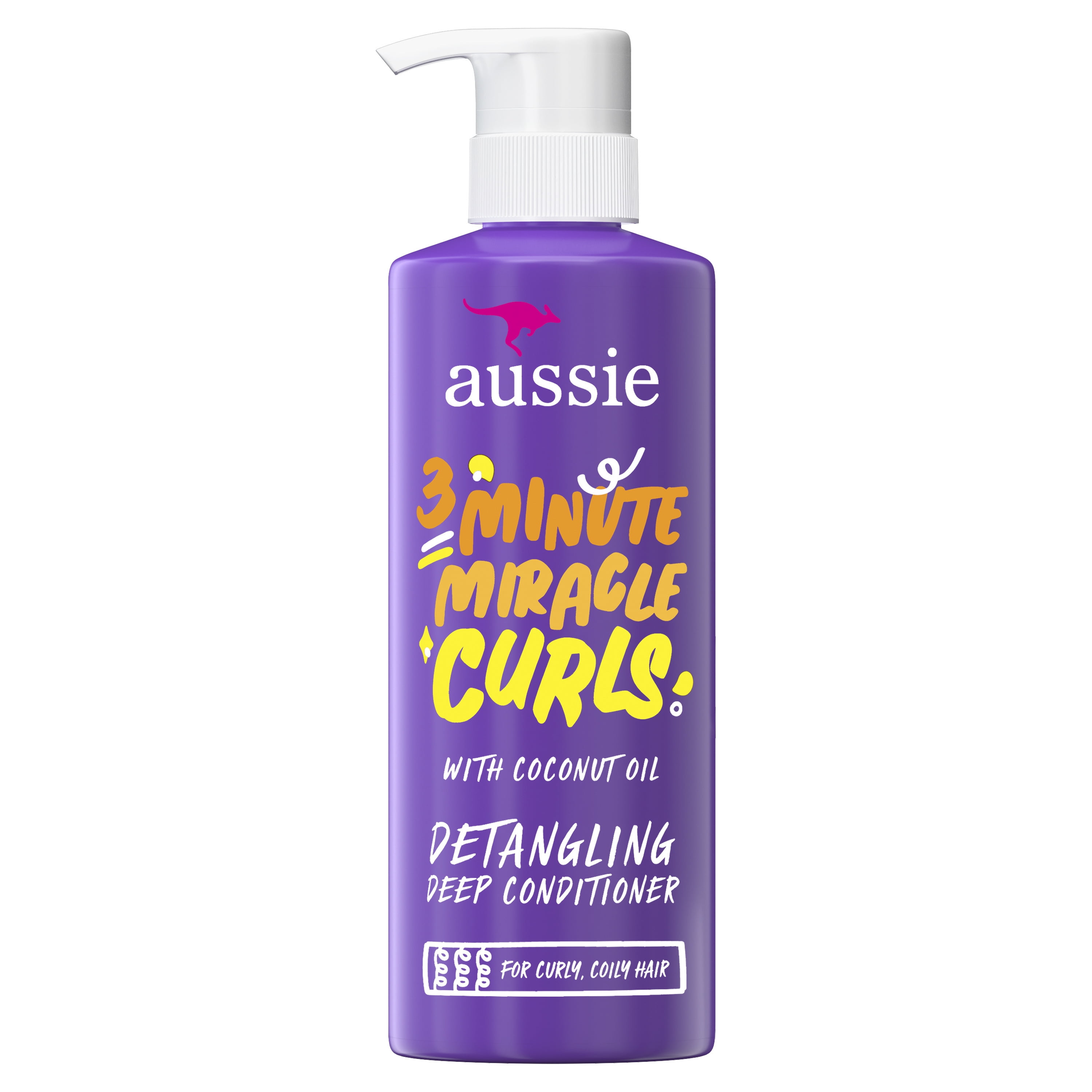 Aussie 3 Minute Miracle Curls Conditioner, for All Hair Types, Paraben Free, 16 fl oz Aussie