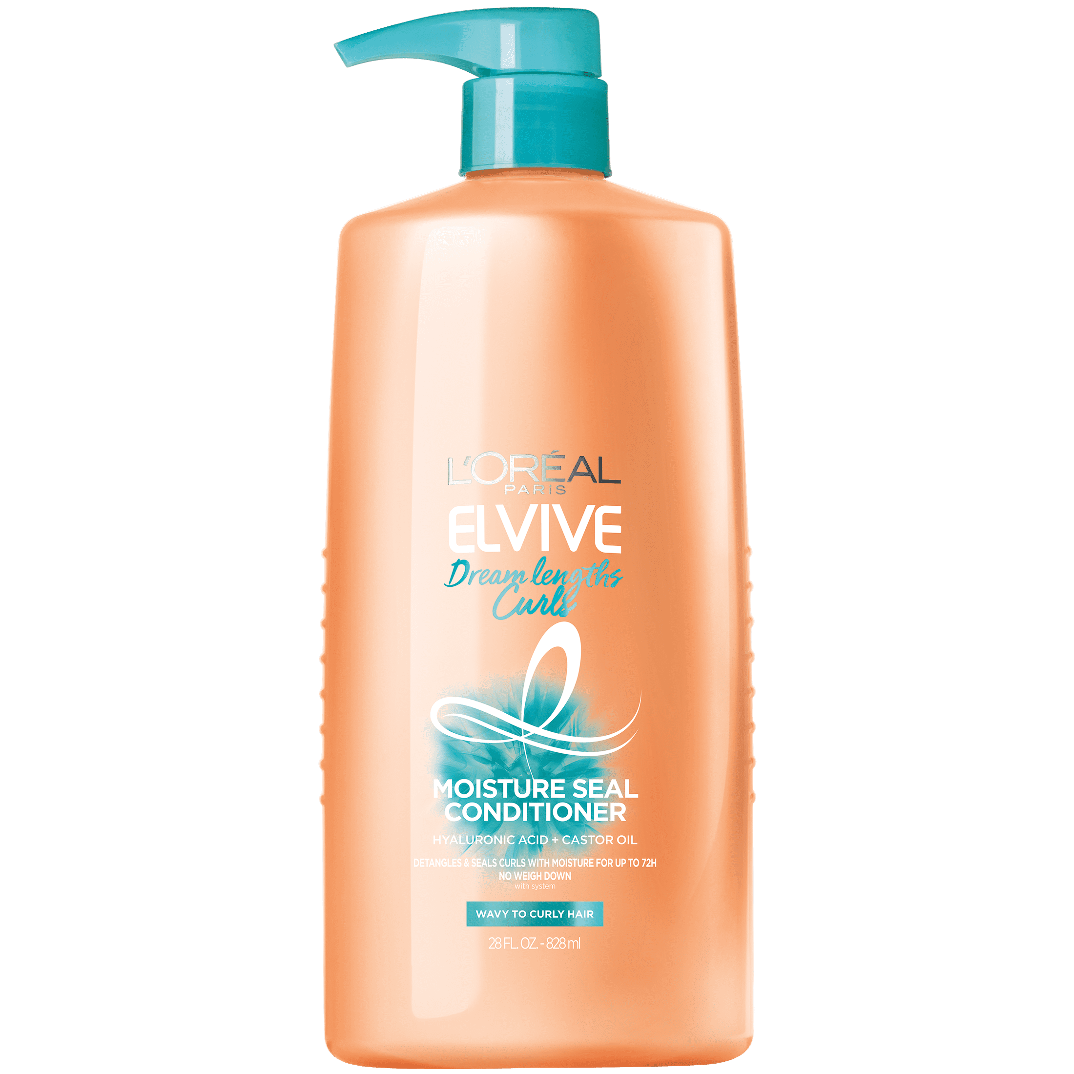 L'Oreal Elvive Color Dream Length Curls Moisturizing Seal Conditioner, for Curly Hair, 28 fl oz L'Oréal Paris