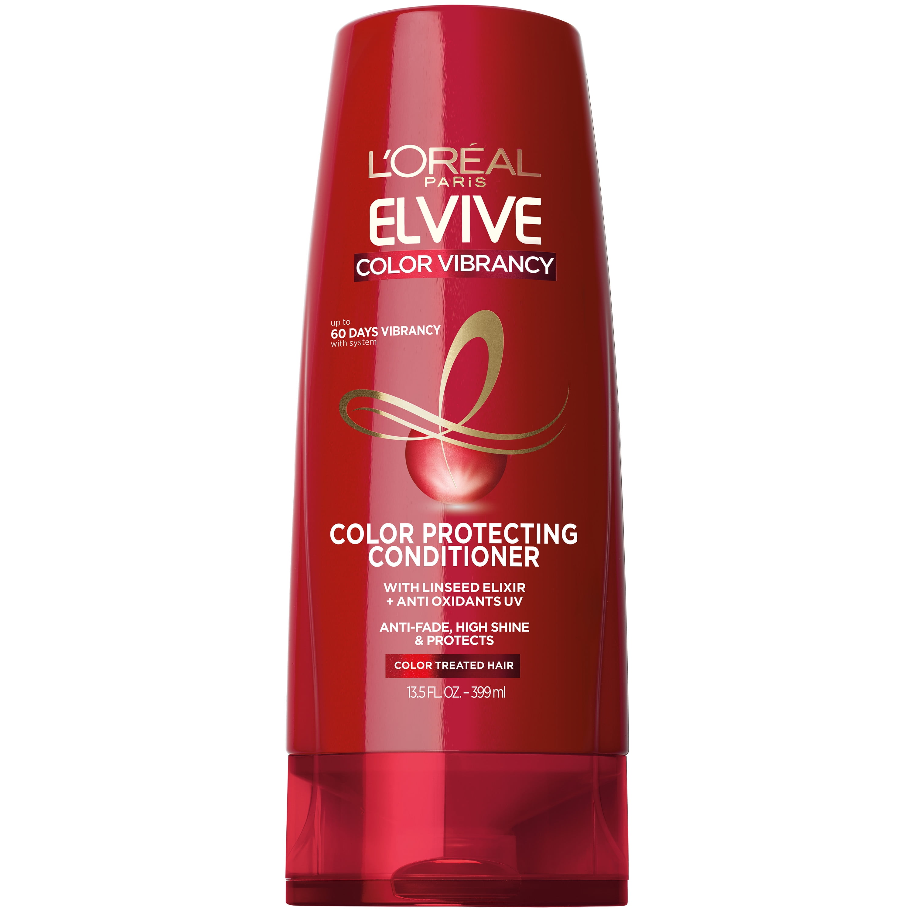 L'Oreal Paris Elvive Color Vibrancy Conditioner Color Treated Hair Linseed Elixir 12.6 fl oz L'Oréal Paris