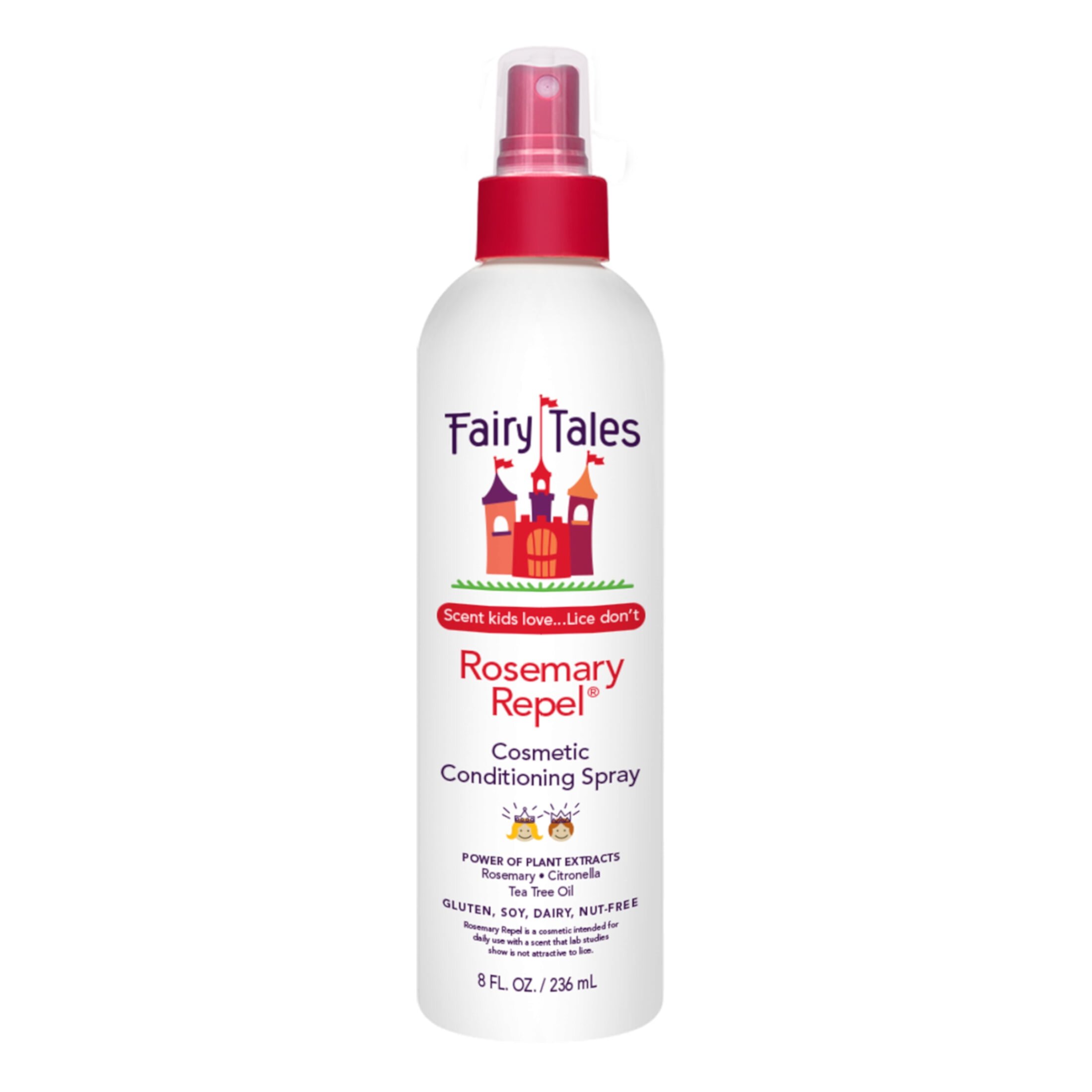 Fairy Tales Rosemary Repel Lice Prevention Kids Conditioning Spray, 8 fl oz. Fairy Tales