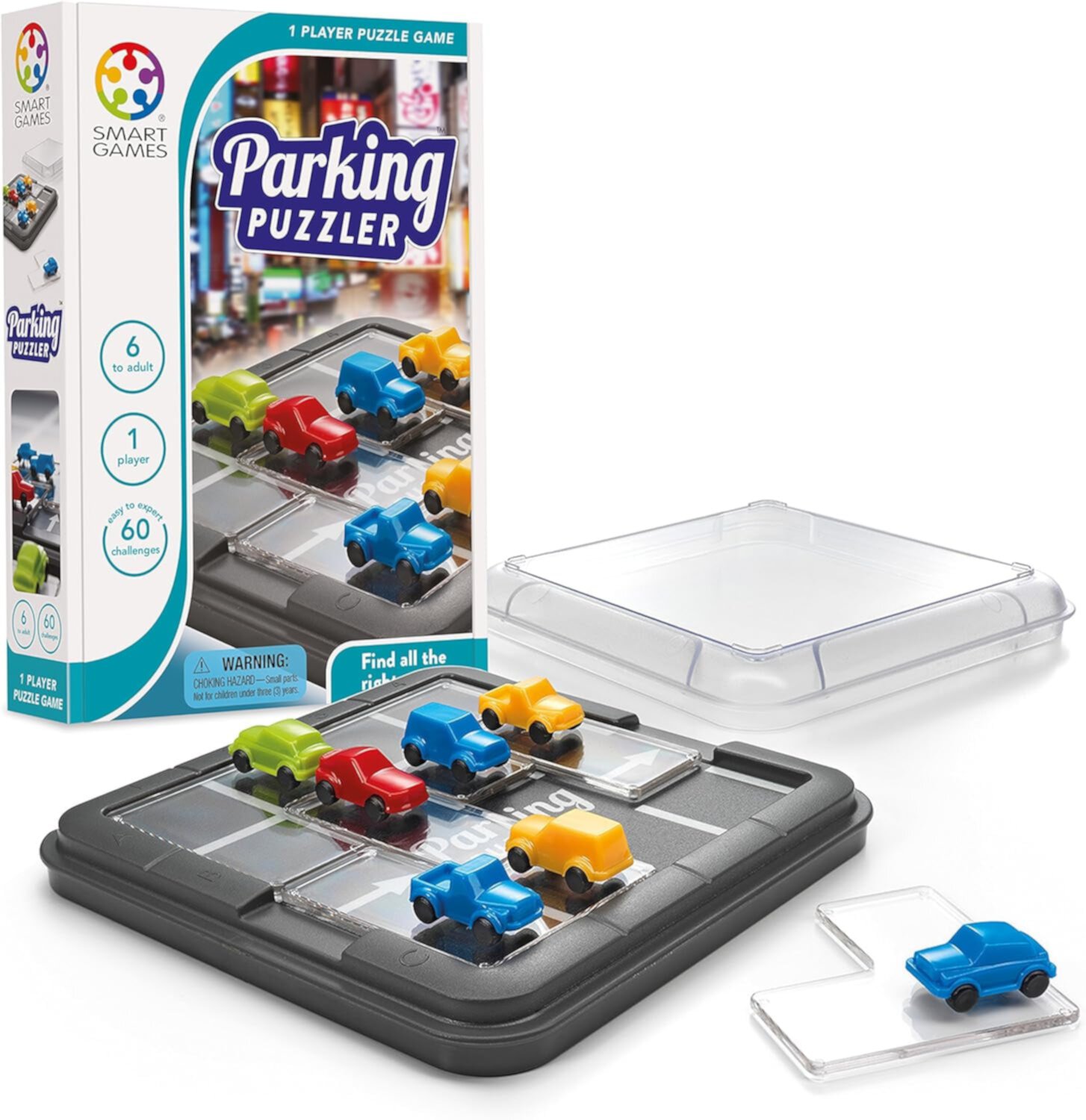 Smartgames Parking Puzzler Skill-Building Travel Game For Ages 7 - Adult SmartGames