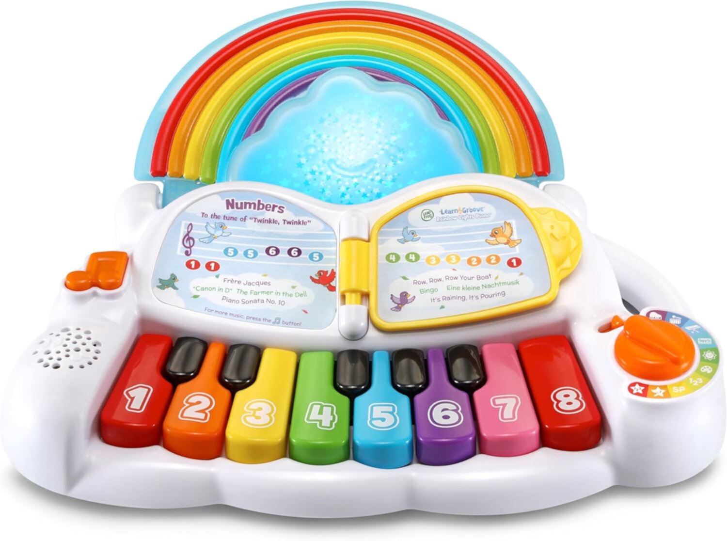 LeapFrog Learn and Groove Rainbow Lights Piano, Multicolor Exclusive Visit the LeapFrog Store