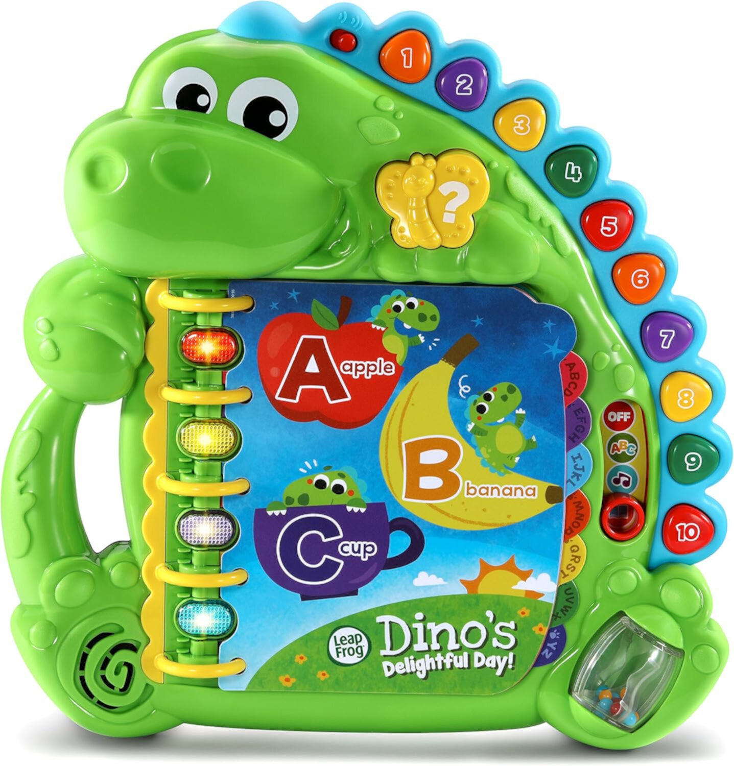 LeapFrog Dino's Delightful Day Alphabet Book, Green Exclusive Visit the LeapFrog Store