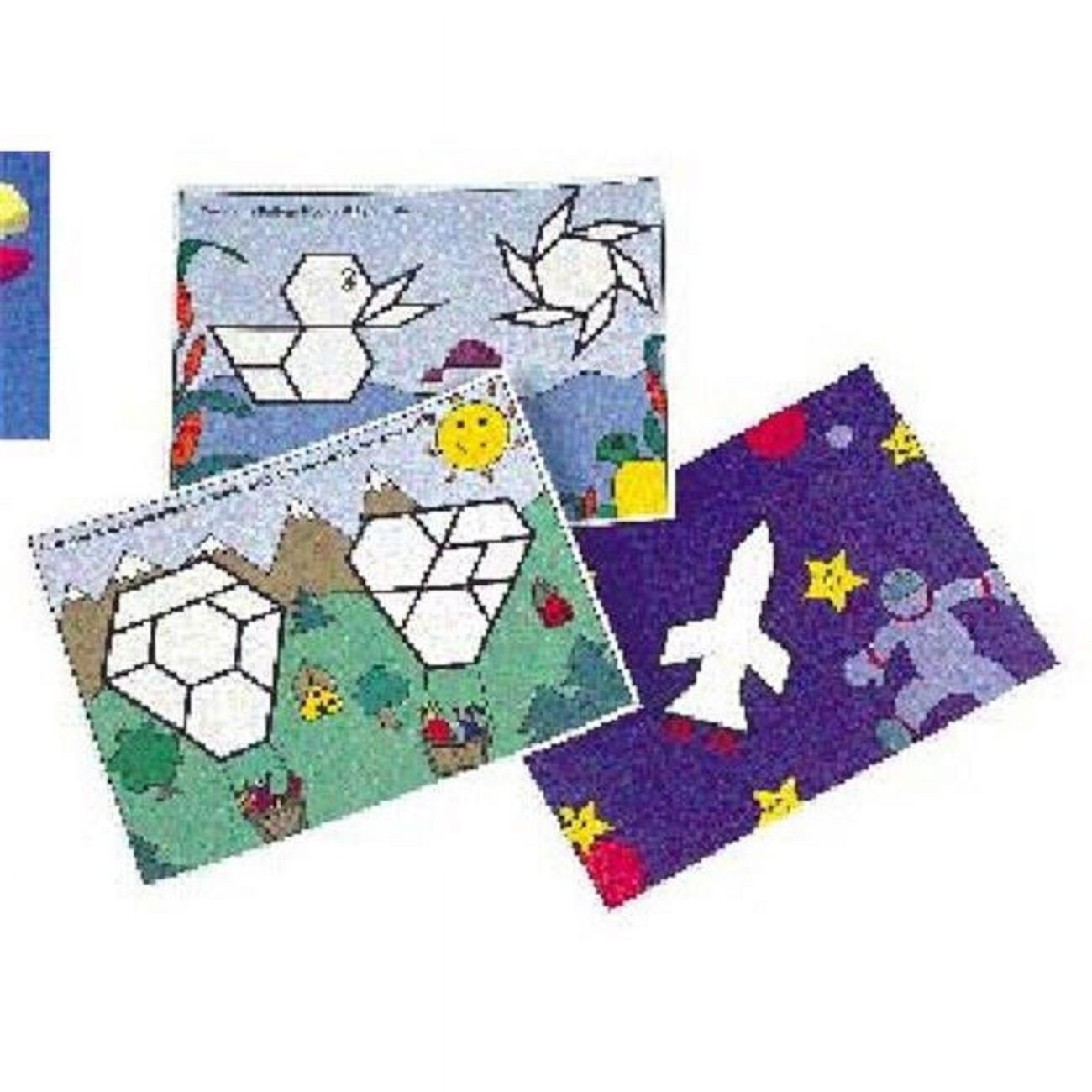 American Educational Products SR-1171 Pattern Block Picture Cards Set Coming soon