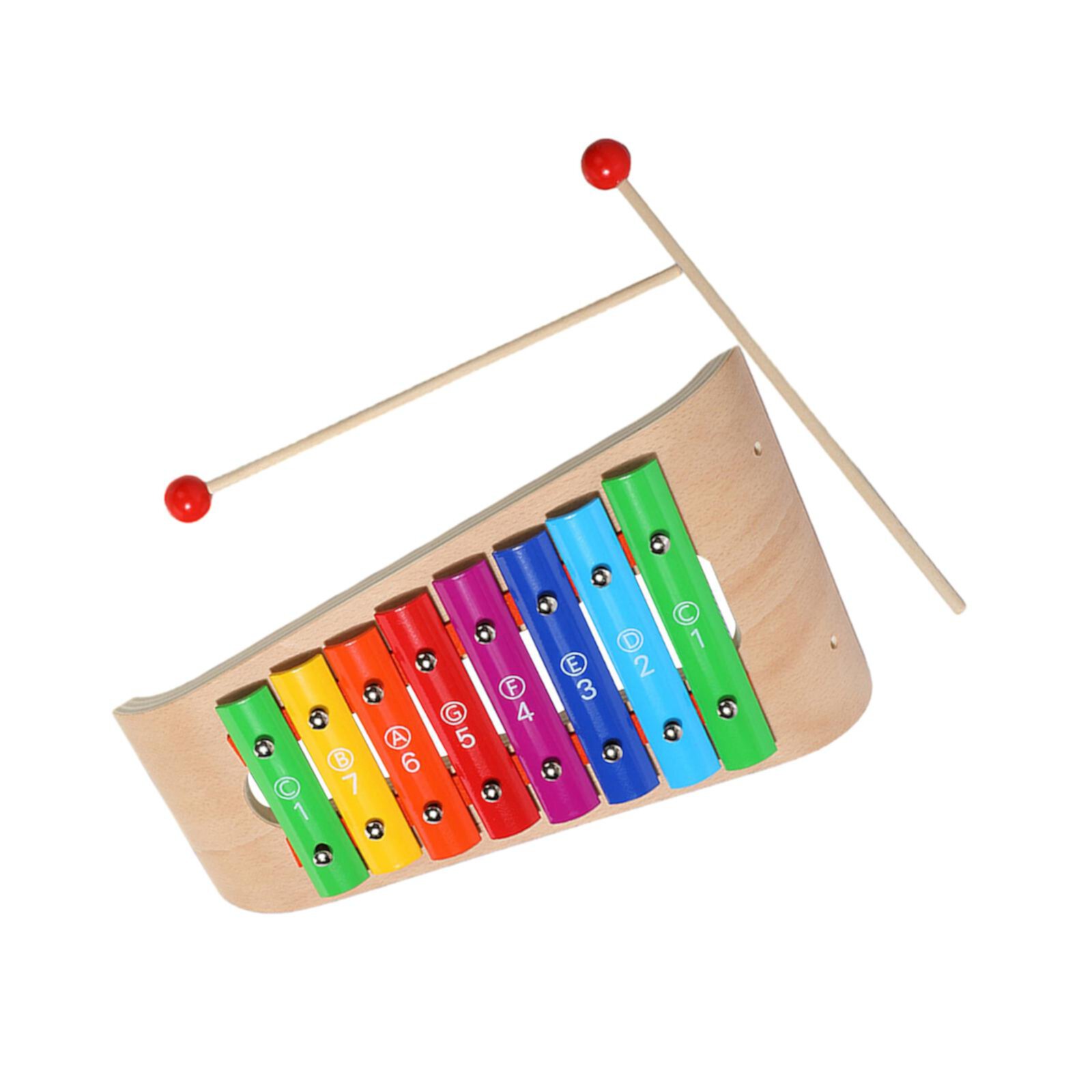 Kids Wooden Xylophone Toy Montessori Toys Colorful, with 2 Mallets, Baby Musical Instrument for Holiday Present, Motor Skills 8 tone STARTIST