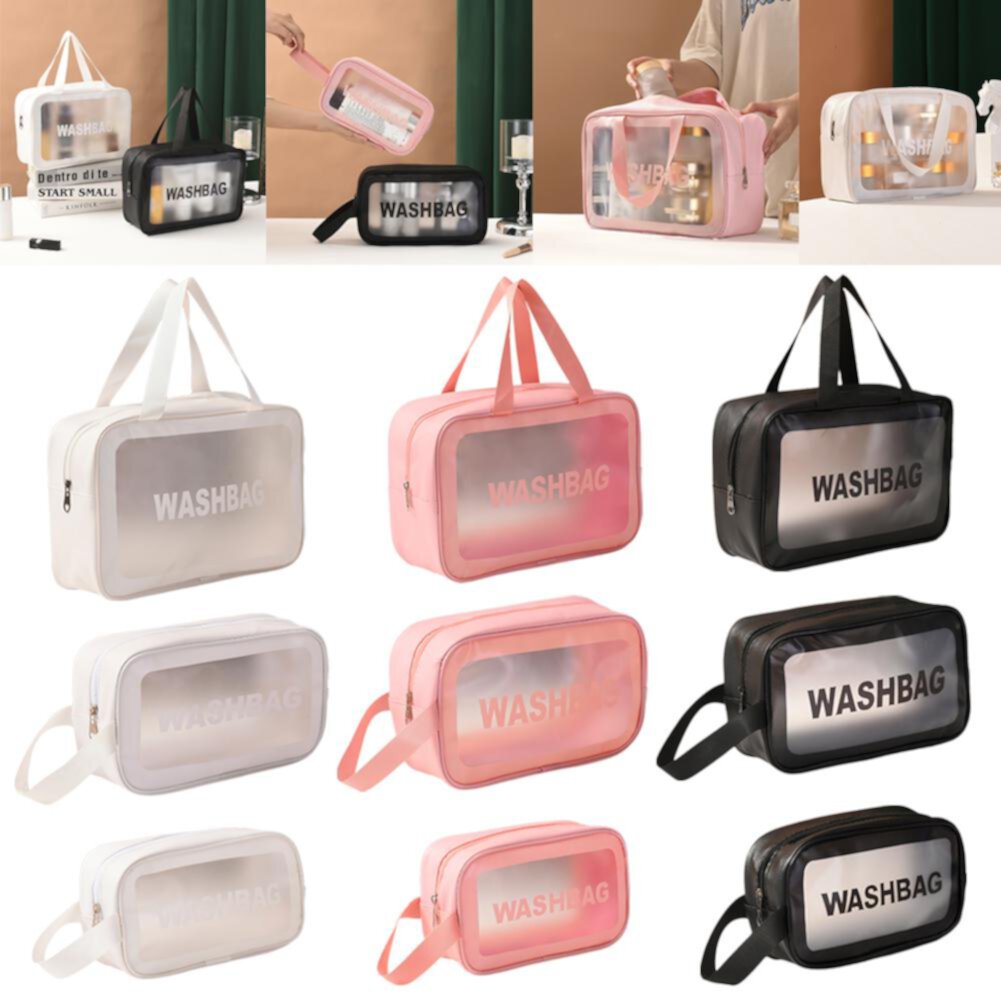 Косметичка wnpxqnt Bathroom Organizer Clear Bag Waterproof Travel Make Up Bag Storage Co Goods V7A5 Wnpxqnt