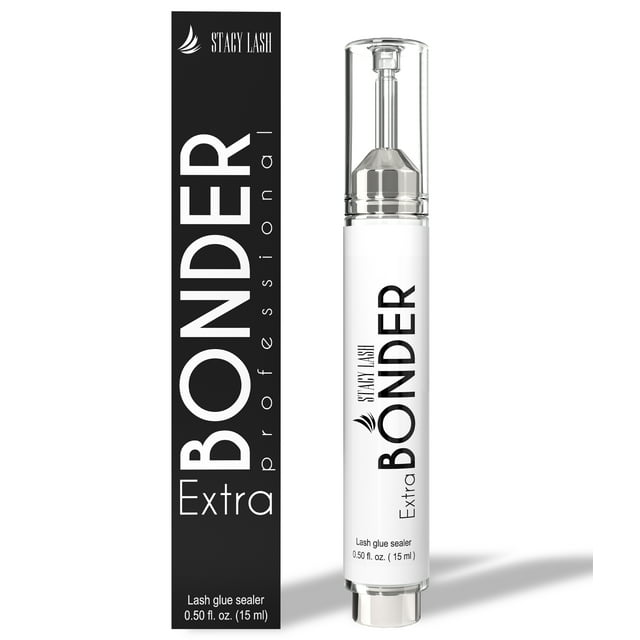 Stacy Lash Extra Bonder for Lash Extensions /0.50 fl. oz. / Eyelash Extension Supplies/Prevents Shock Polymerization/Eyelash Extension Sealer/Reduces Lash Extension Glue Fumes/Professional Use Only STACY LASH