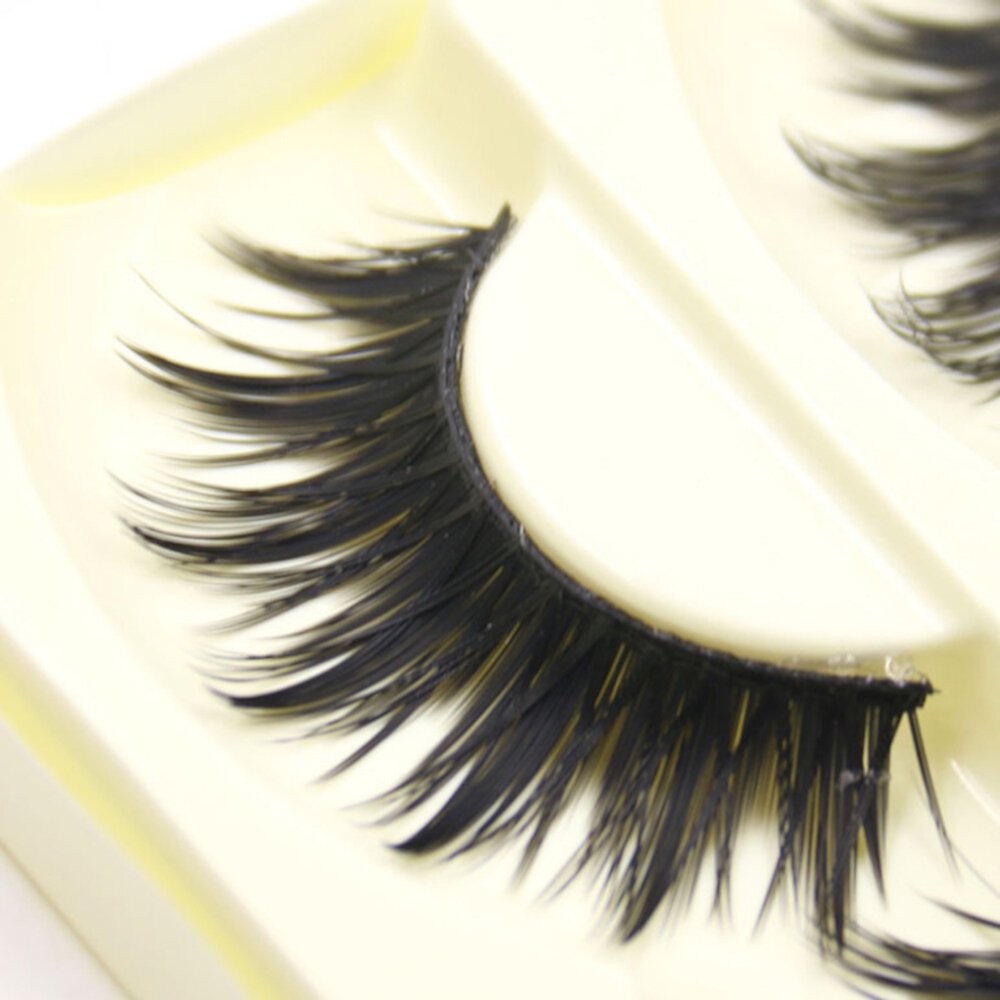 Sumllary Long Wispy Eyelashes 5 Pairs Thick Long Party False Eyelashes Black Band Eye Lashes Sumllary