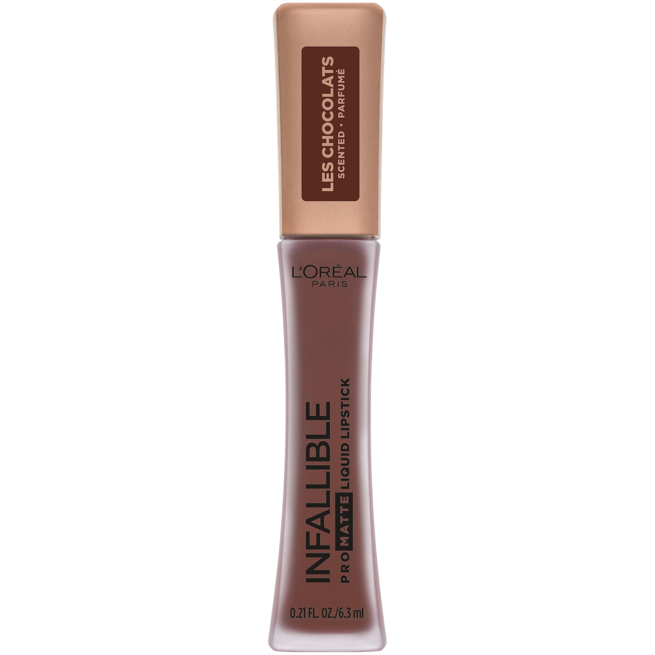 L'Oreal Paris Infallible Pro Matte Les Chocolats Scented Liquid Lipstick, 70 Percent Yum L'Oréal Paris