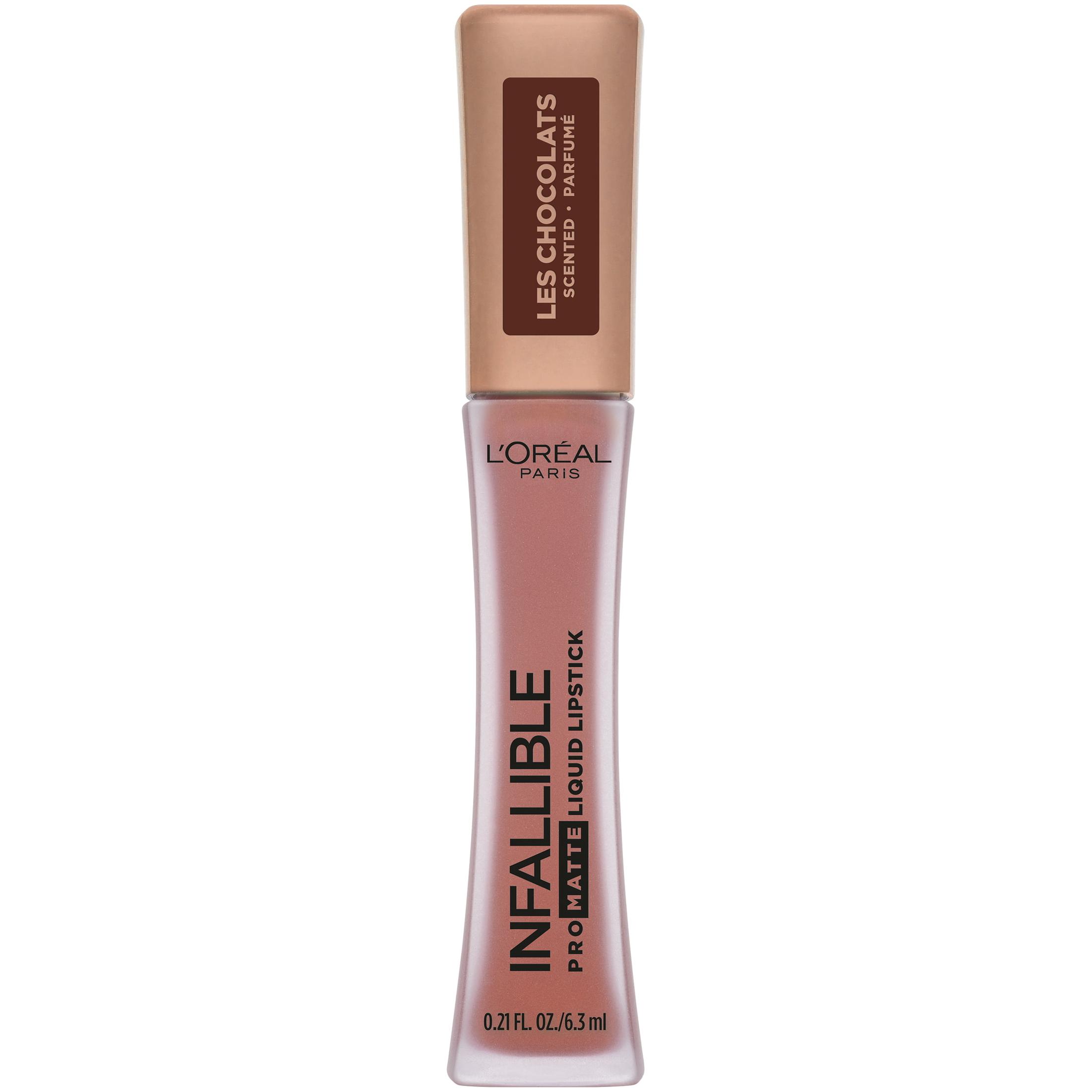 L'Oreal Paris Infallible Pro Matte Les Chocolats Scented Liquid Lipstick, Dose of Cocoa L'Oréal Paris