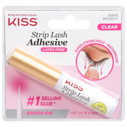 Kiss Premium Latex Free Strip Eyelash Adhesive - Clear - 0.17 oz Visit the KISS Store