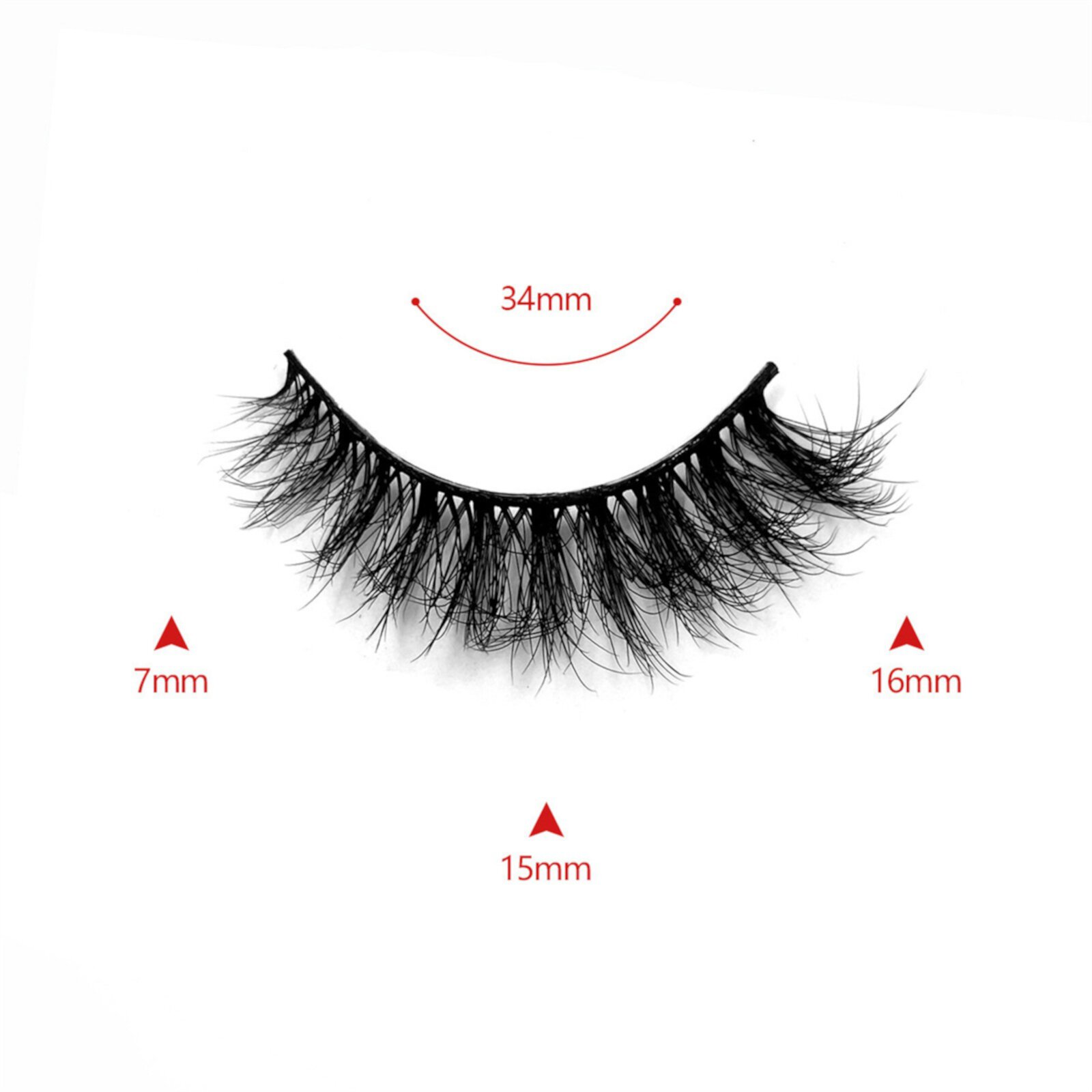 Sumllary 20 Lashes 002 False Eyelashes Lashes Pack 10 Pairs 8D Dramatic Eyelashes Wispy Eye Style Volume Eye Lashes Multipack Sumllary