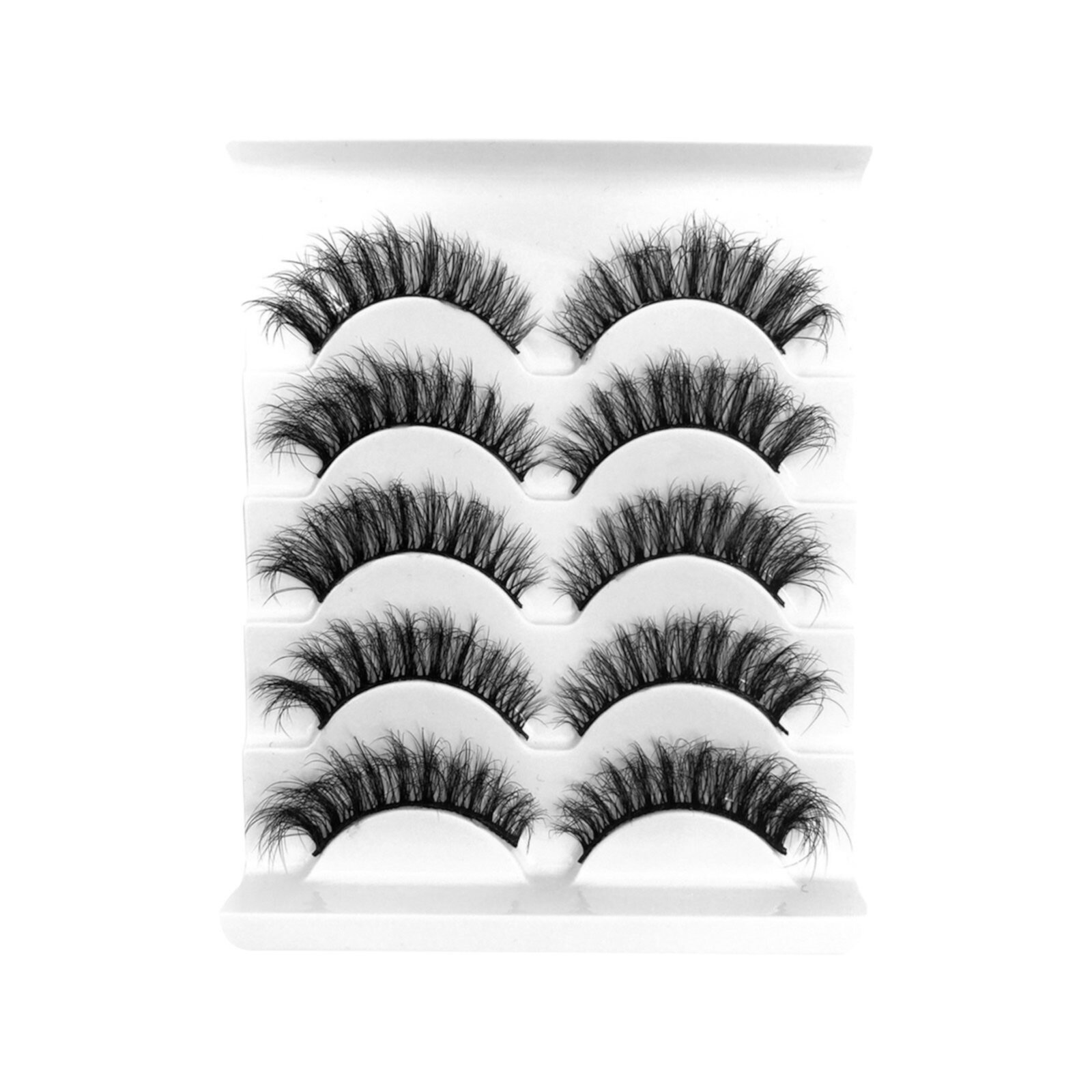 Sehao False Eyelashes Lashes Pack 10 Pairs 8D Dramatic Eyelashes Wispy Eye Style Volume Eye Lashes Multipack Sehao