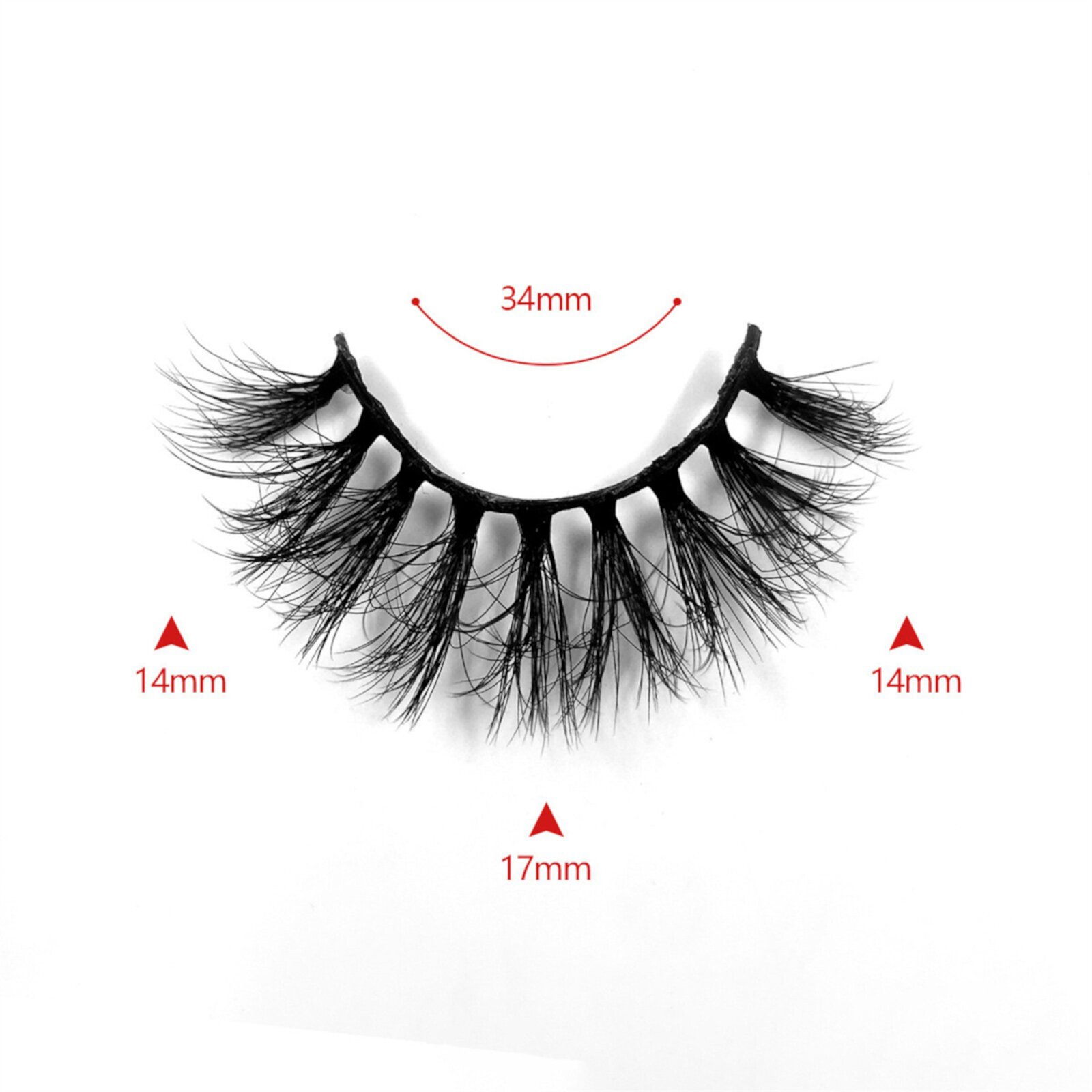 Sumllary 20 Lashes 002 False Eyelashes Lashes Pack 10 Pairs 8D Dramatic Eyelashes Wispy Eye Style Volume Eye Lashes Multipack Sumllary