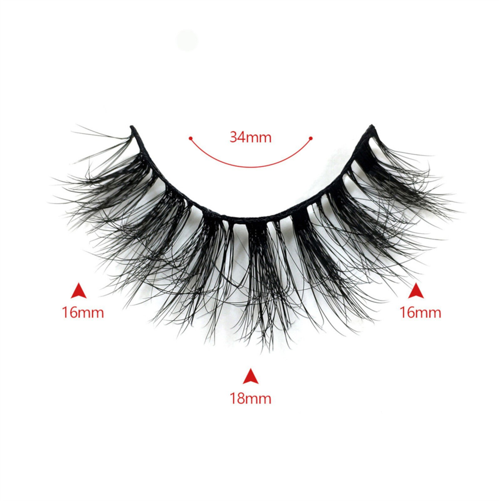 Sumllary 20 Lashes 002 False Eyelashes Lashes Pack 10 Pairs 8D Dramatic Eyelashes Wispy Eye Style Volume Eye Lashes Multipack Sumllary