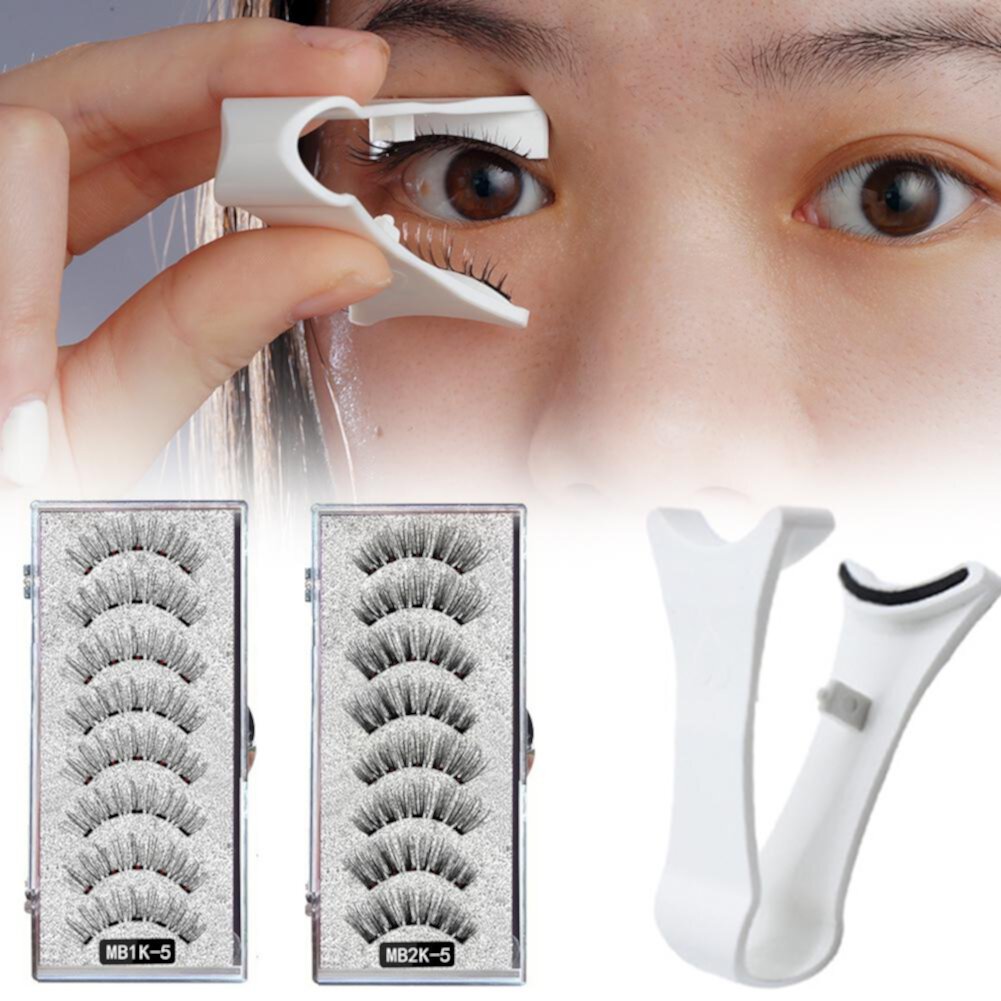 Magnetic False Eyelashes Eyelashes Reusable Magnet Eye Lashes A0G6 Wnpxqnt