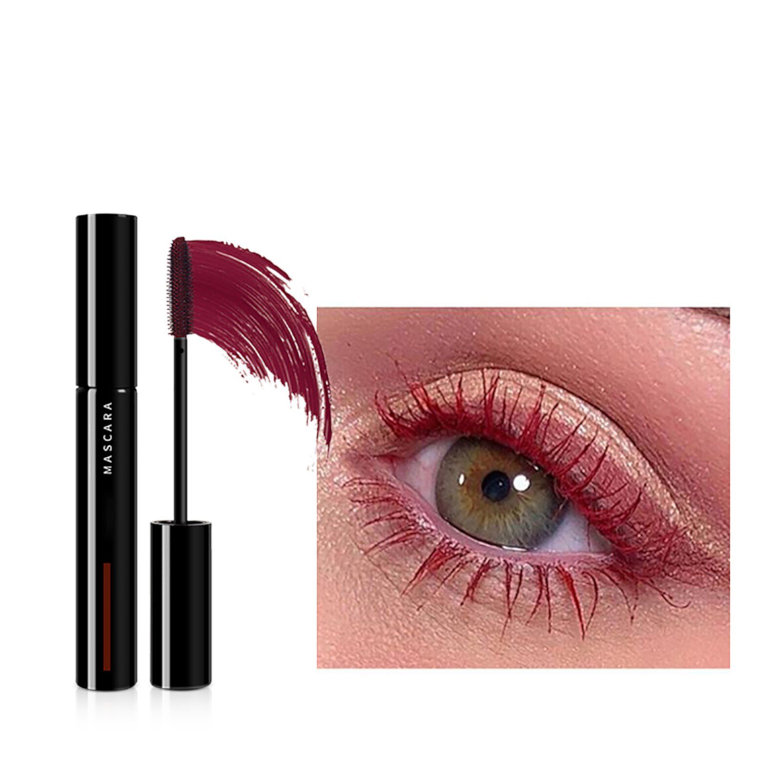 Makeup of Blekii Eye Lashes 25G Lightweight Longer Looking Eyelashes, Advanced Lash Red Blekii