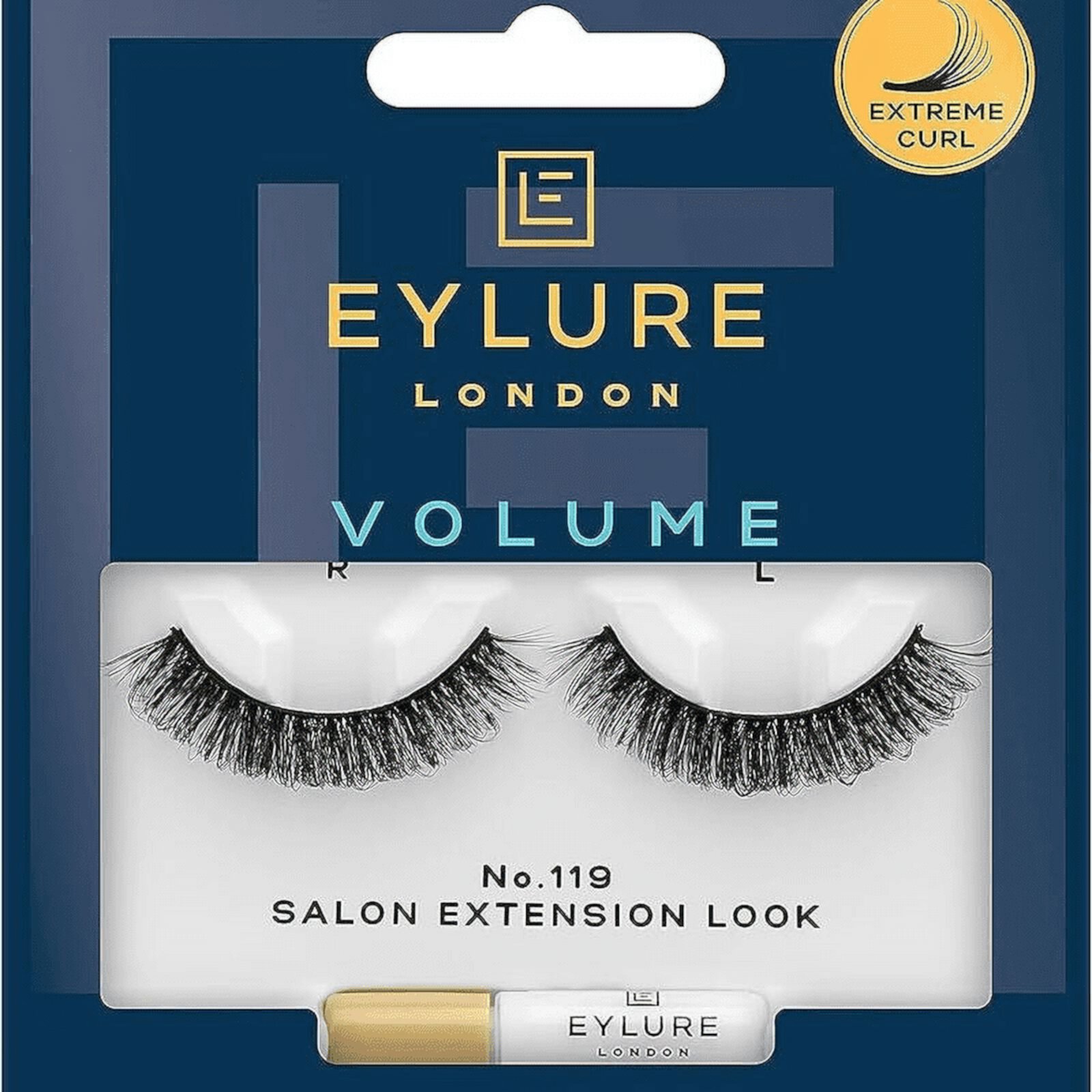 Eylure - False Lashes Volume Extreme Curl No. 119 Eylure