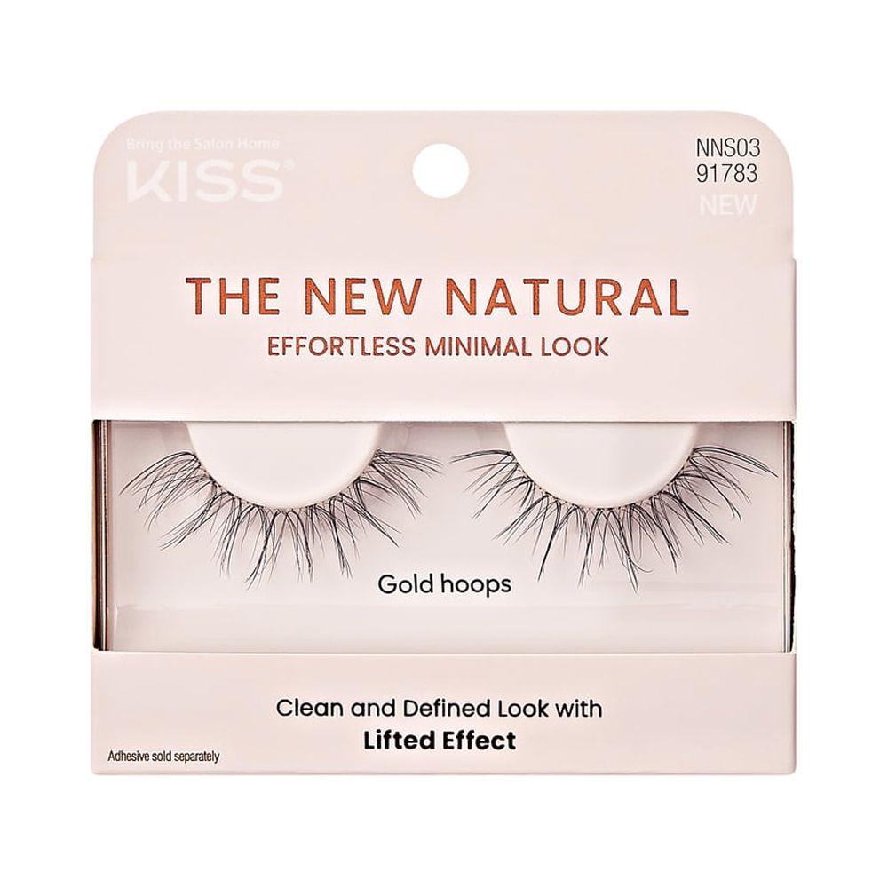 KISS The New Natural, False Eyelashes, Gold Hoops, 12 mm, 1 Pair Visit the KISS Store