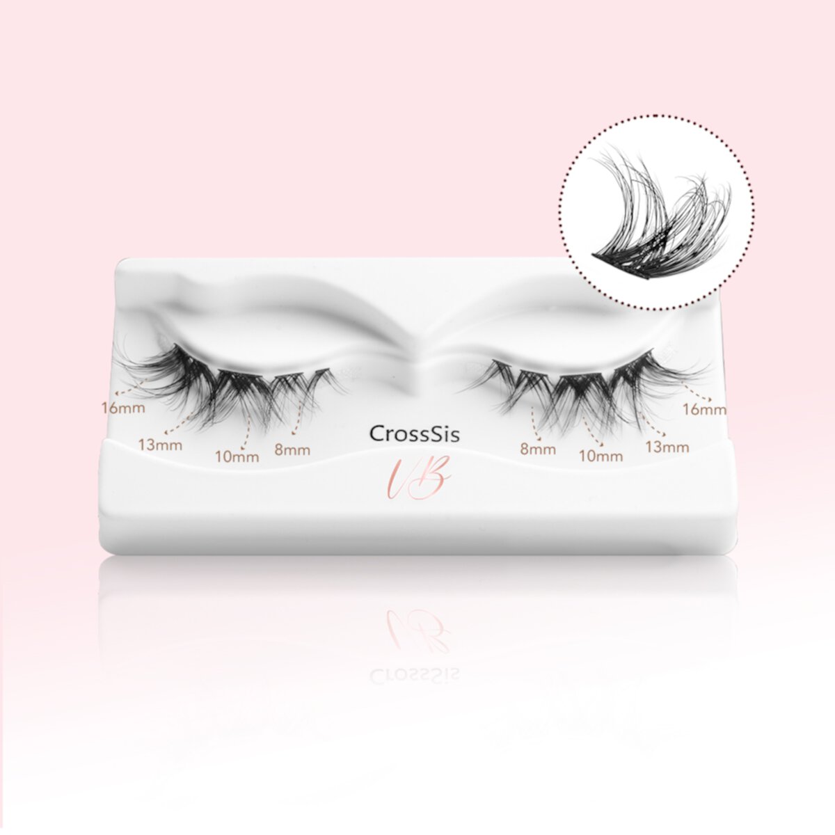 Veyesbeauty 4 Pairs False Eyelashes X Cross 4D Layered Cluster Lashes Natural Soft Lightweight Fake Lashes Veyesbeauty