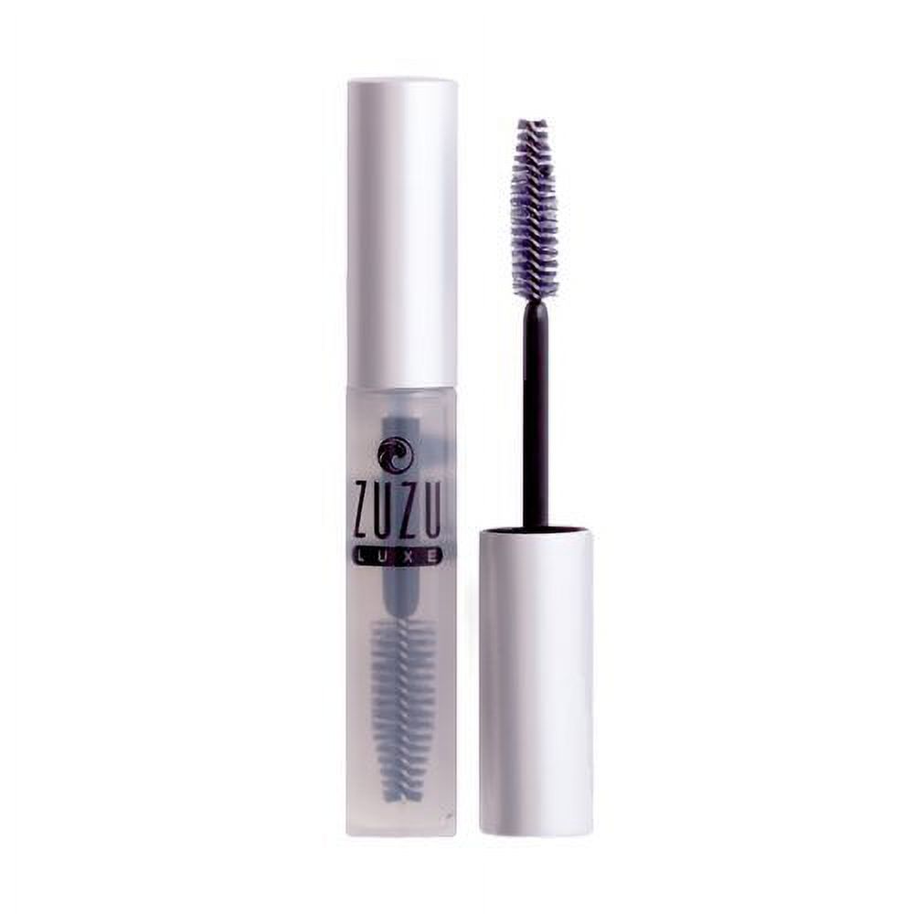 Zuzu Luxe Mascara (Clear)0.25 ozadd lush volume to lashes Vitamin Enriched formula conditions lashes Water resistant. Natural Paraben Free Vegan Gluten-free Cruelty-free Non GMO. Gabriel Cosmetics