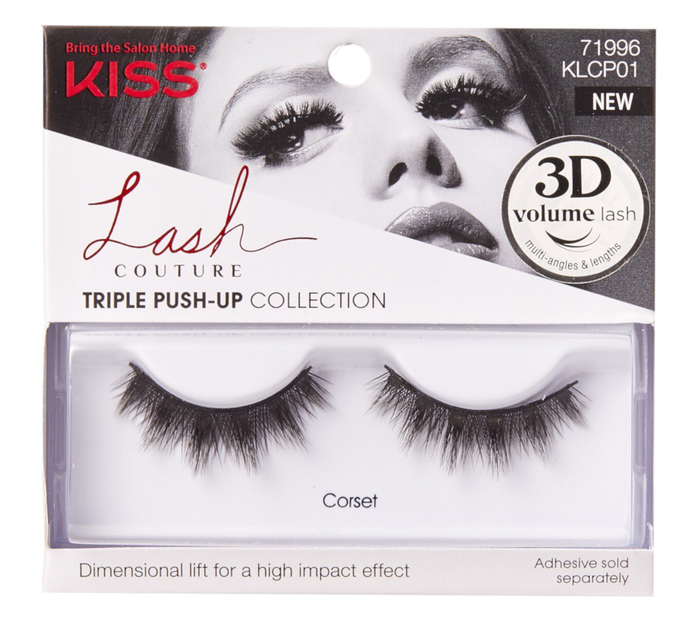 Kiss Lash Couture Triple Push- Up Corset (Pack of 3) Visit the KISS Store