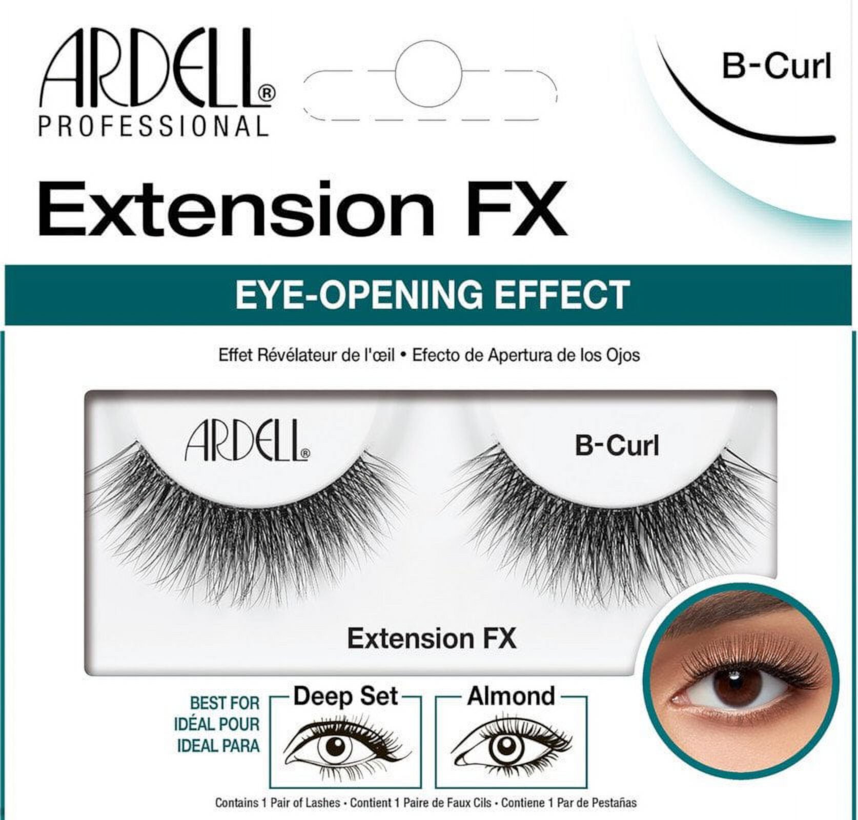 Ardell Extension FX Eye-Opening Effect B-Curl Lash ARDELL