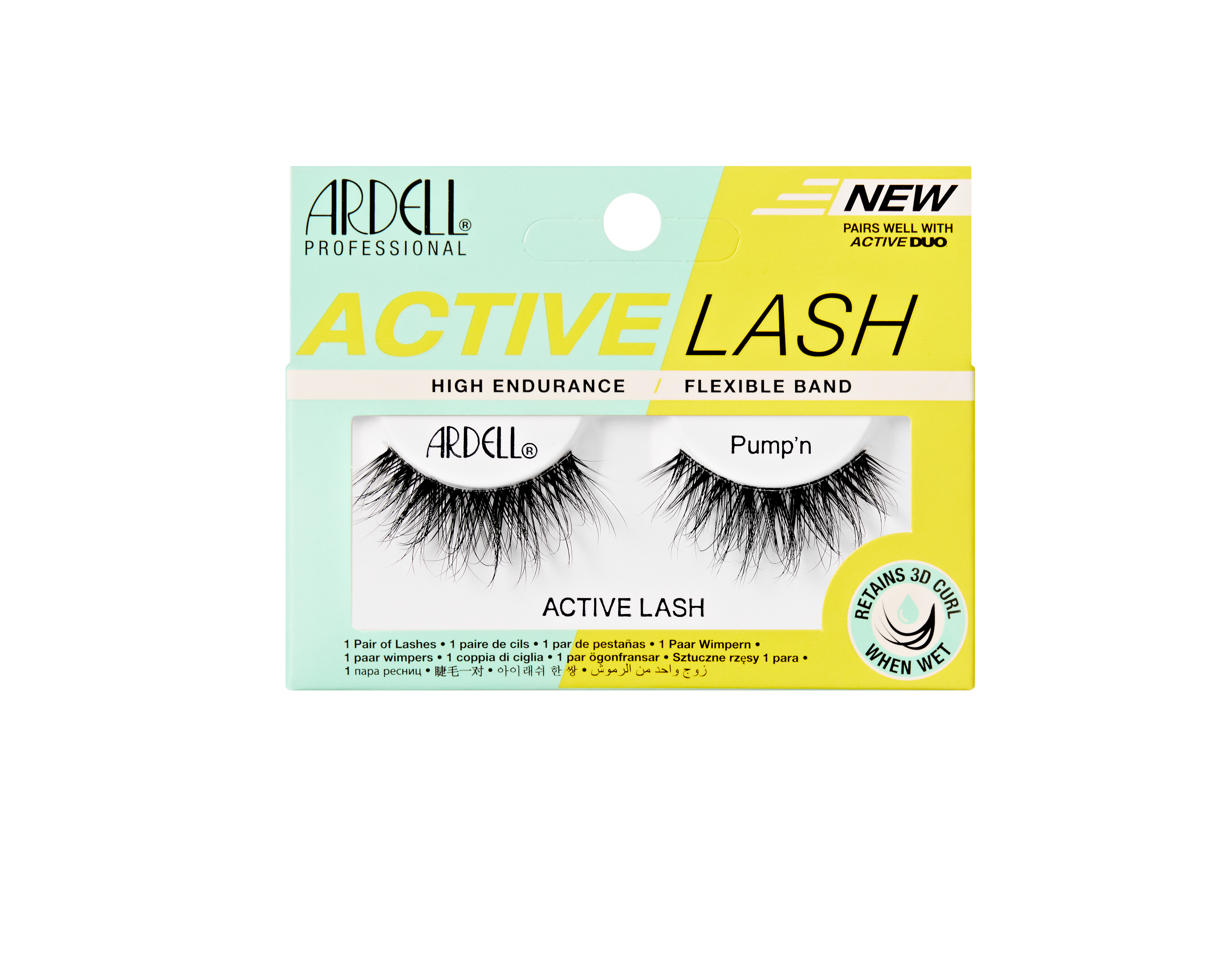 Ardell Active Lash, Pump'n, 1 Pair ARDELL