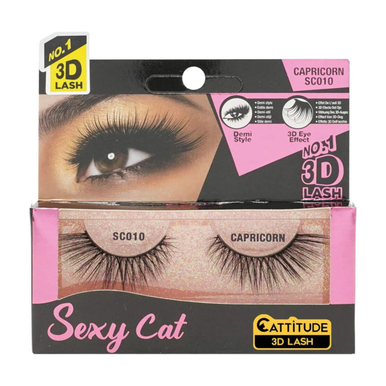 Ebin New York Sexy Cat 3D Eye Lashes-Capricorn Visit the EBIN NEW YORK Store