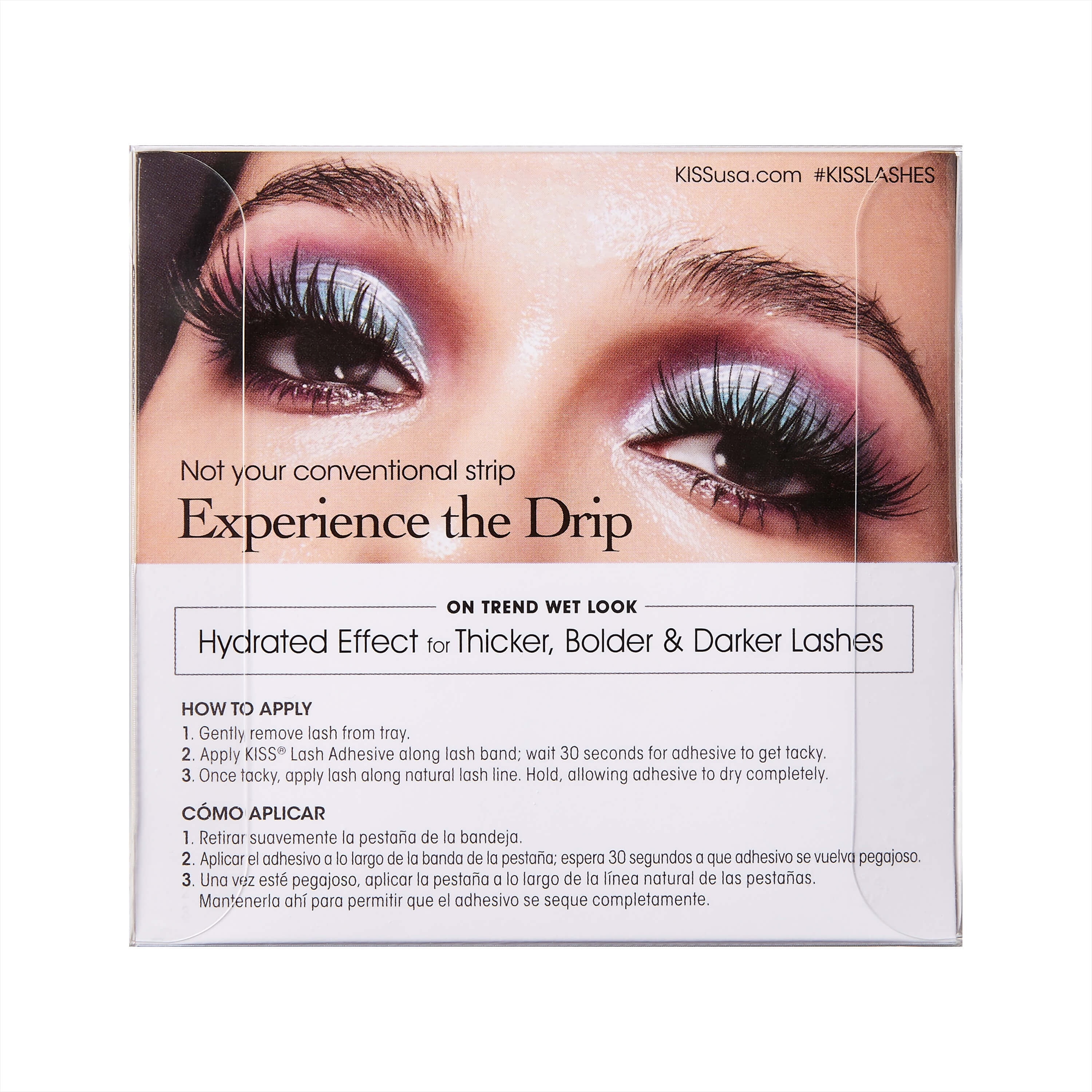 KISS Lash Drip Spiky Wet Effect Lashes, 'Drop', 1 Pair Kiss