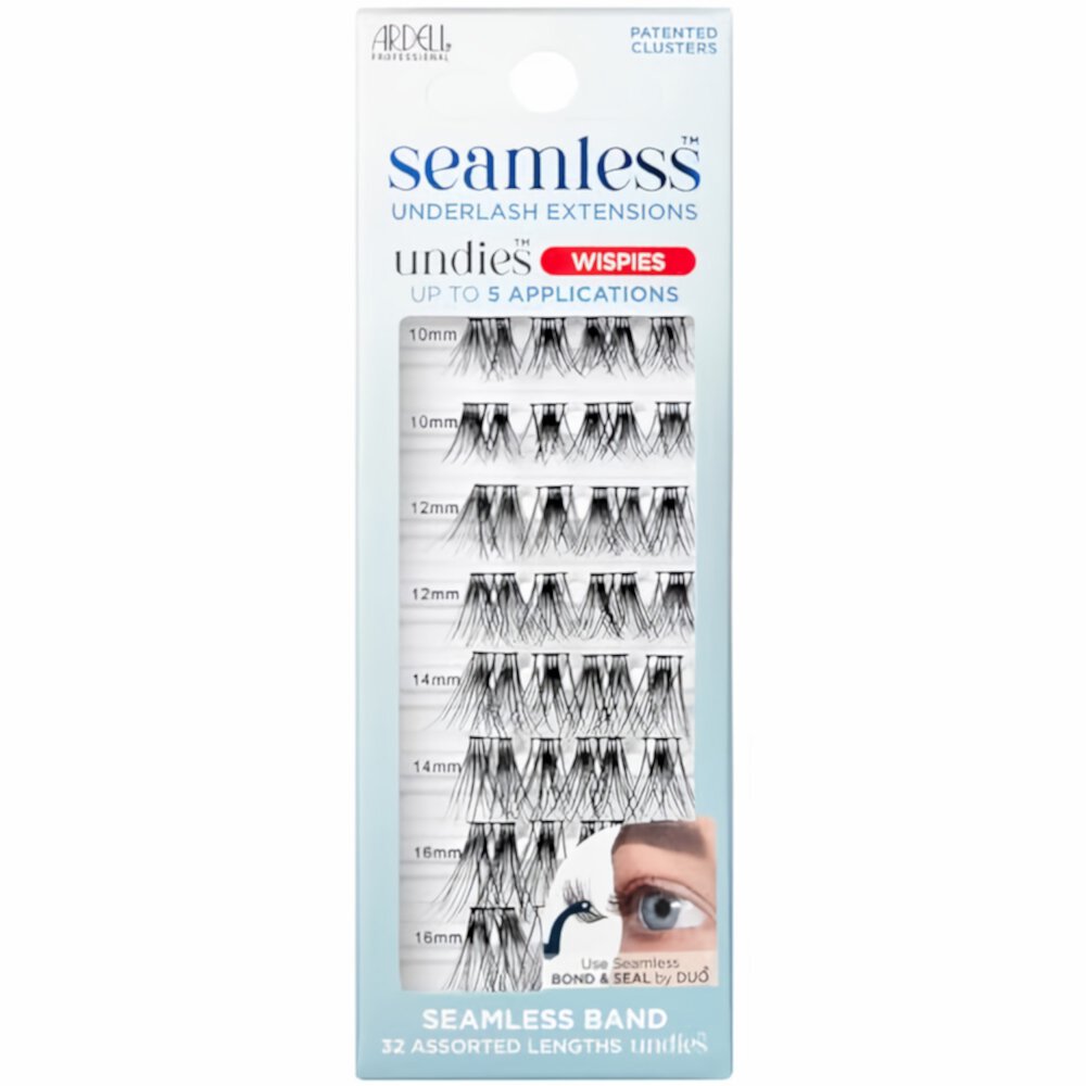 Ardell Seamless Extensions Refill Kit, Wispies (Pack of 16) ARDELL