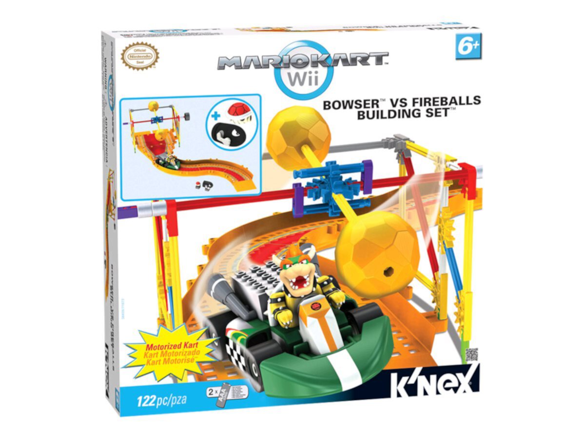 K'NEX Mario Kart Wii - Bowser Vs Fireballs K'NEX