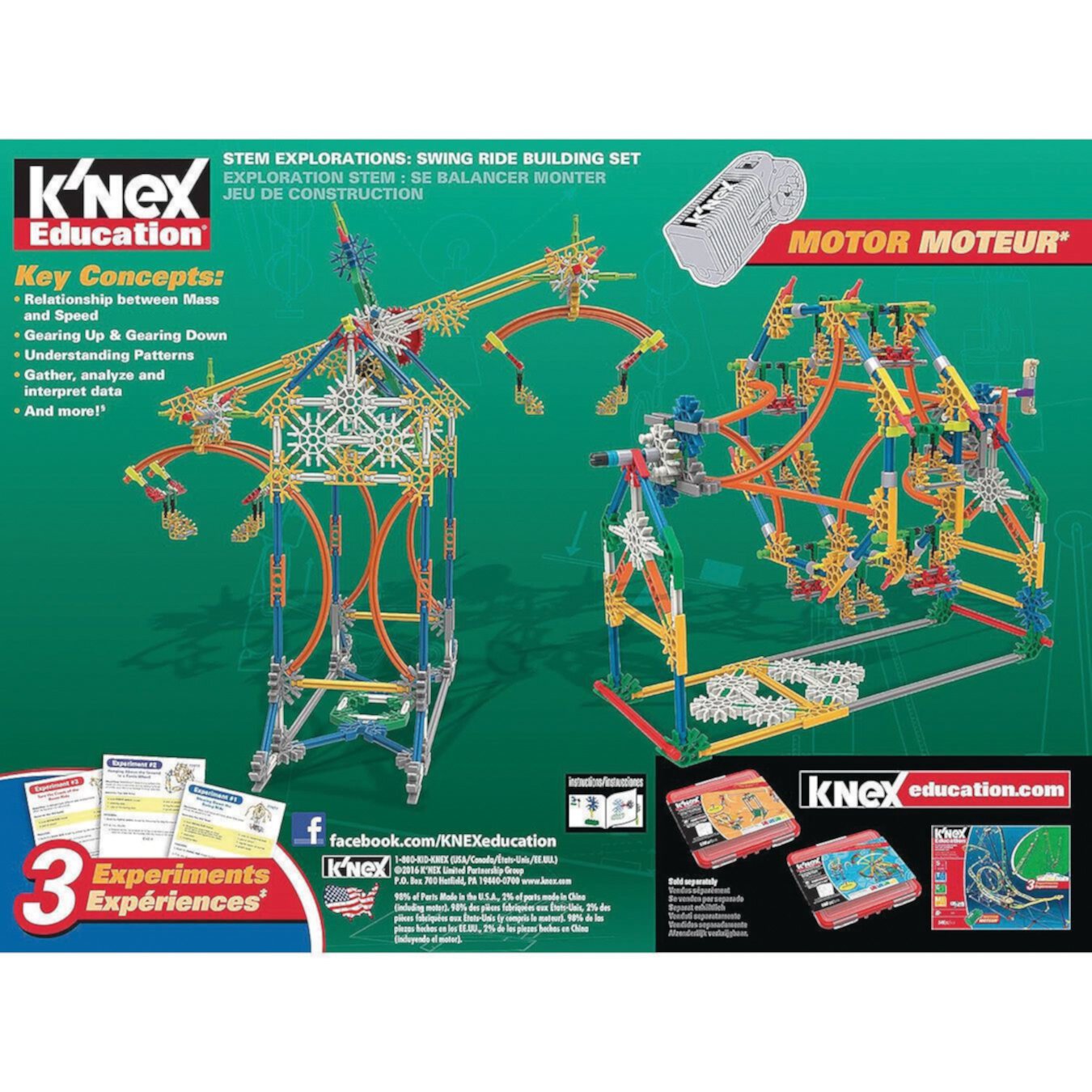 K'NEX Education STEM Explorations: Swing Ride Building Set Toy K'NEX