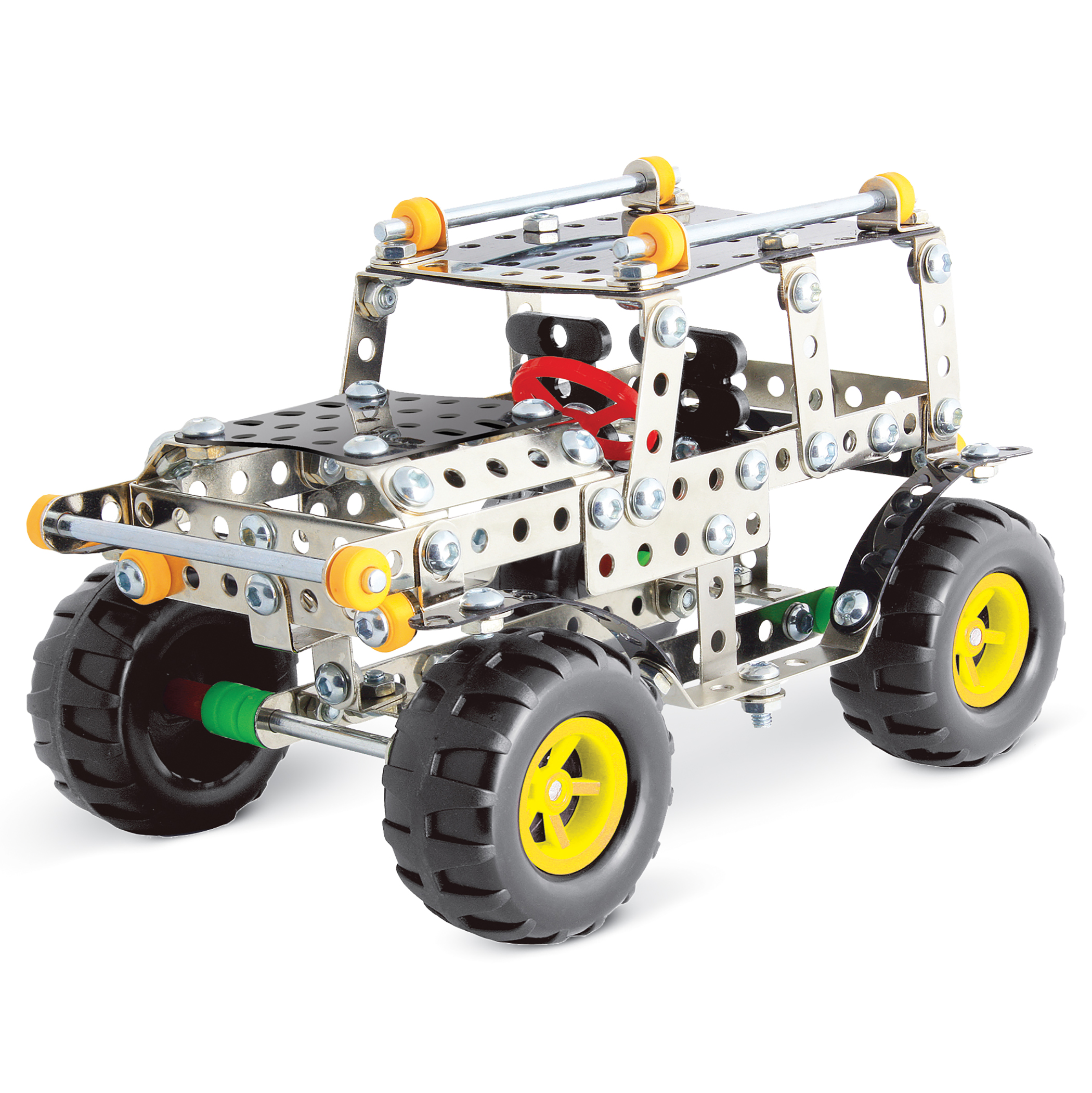 Steel Works Metal 4 x 4 Vehicle Construction Set Schylling