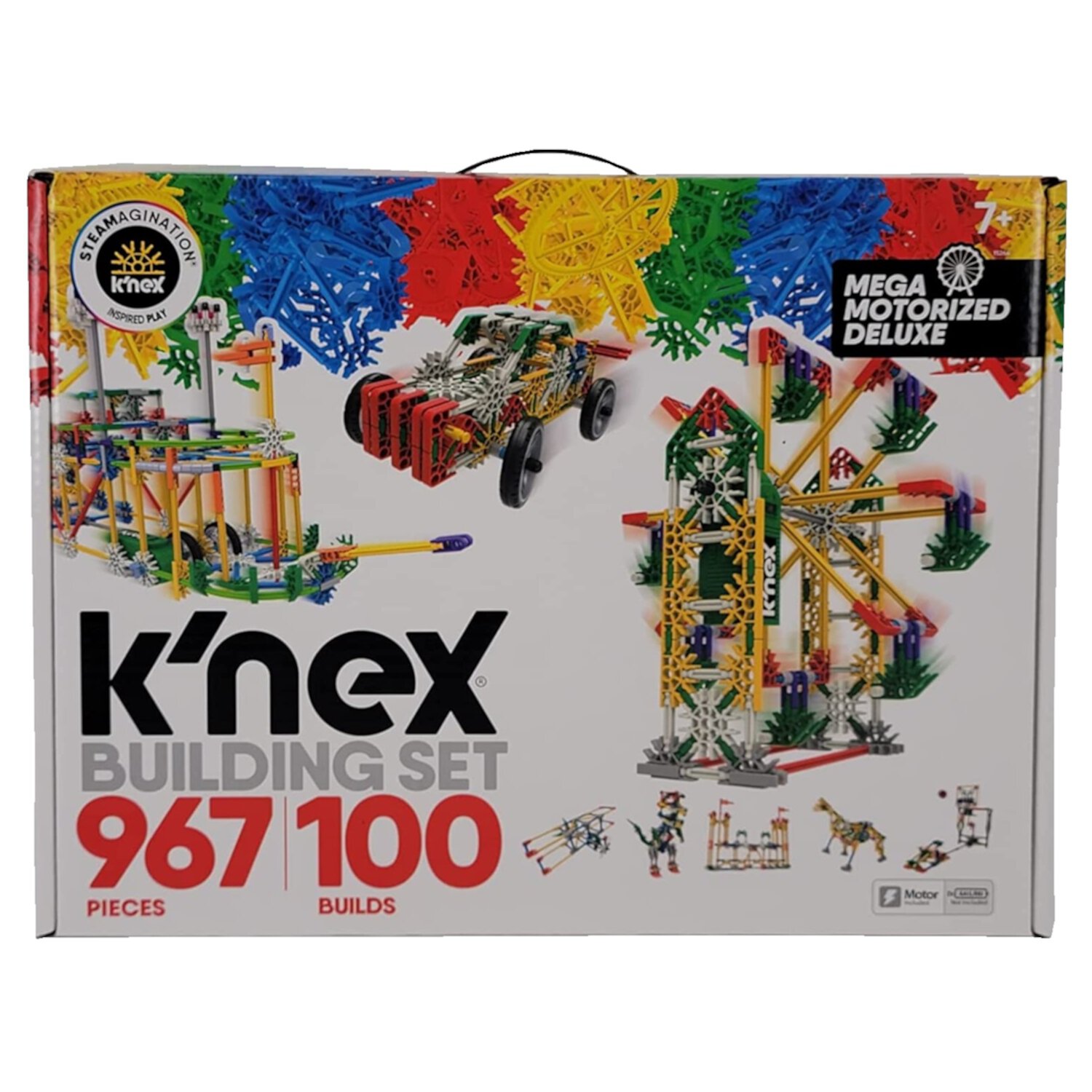 K'nex Mega Motorized Deluxe Building Set Steamagination Inspired Play K'NEX