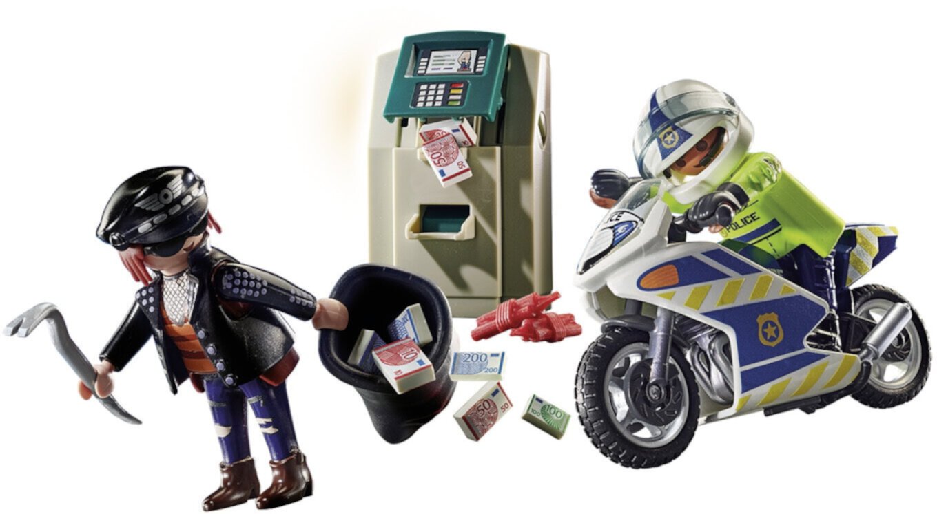 PLAYMOBIL Bank Robber Chase Action Figure Set Playmobil