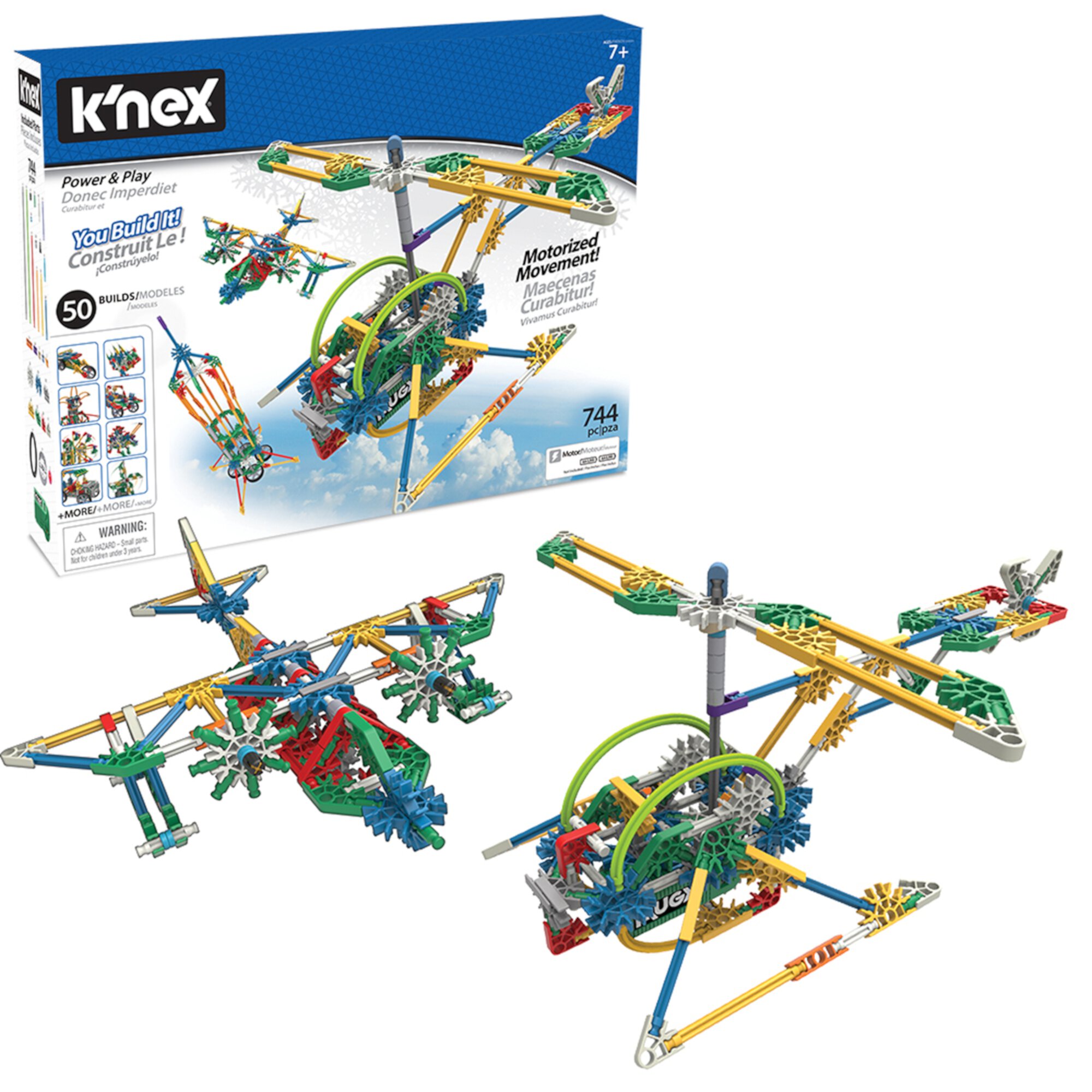 K'NEX Imagine - Power & Play Motorized Building Set - Creative Building Toy K'NEX