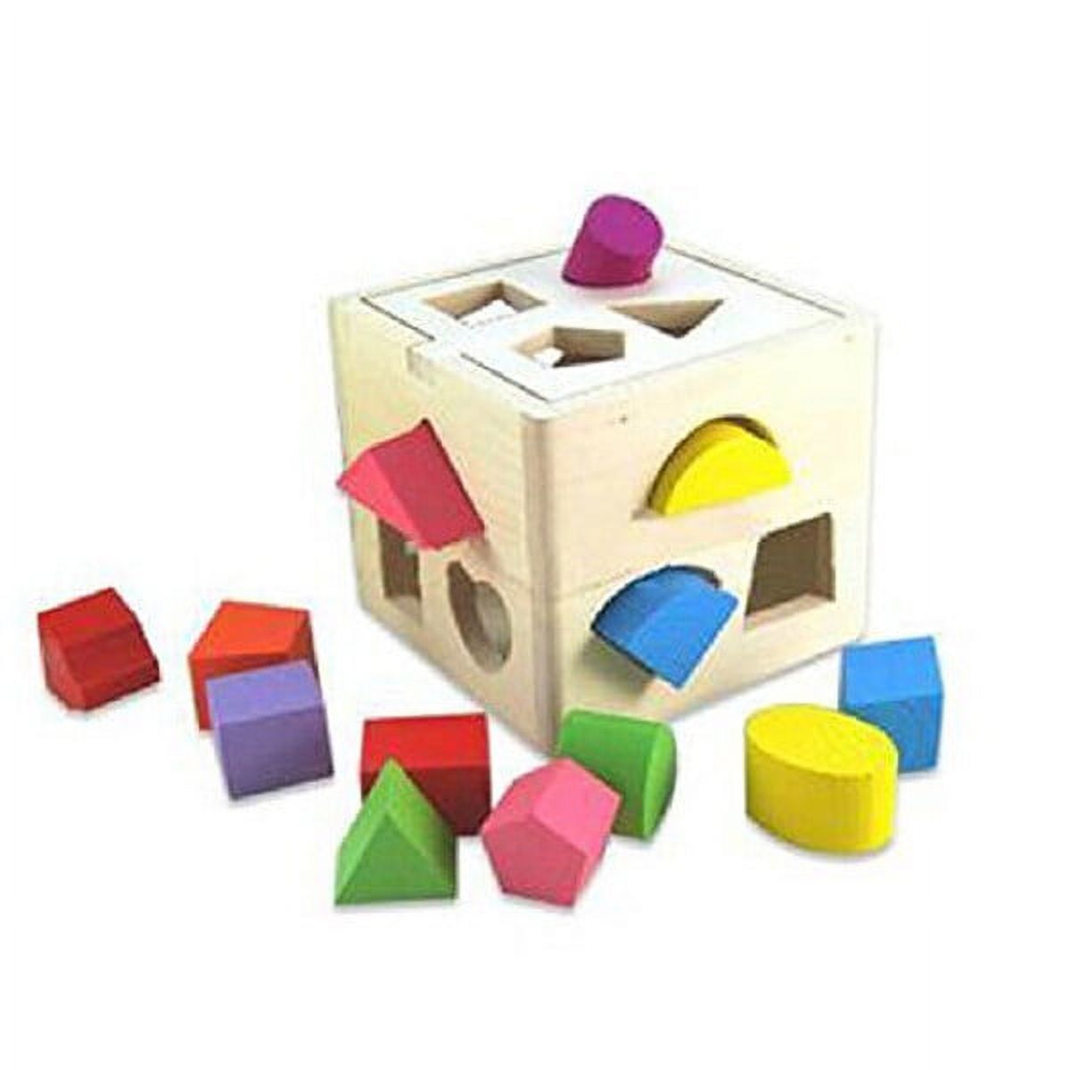 Set of Kids Baby Educational Toys Wooden Building Block Toddler Toys for Boys Girls Sipeihong