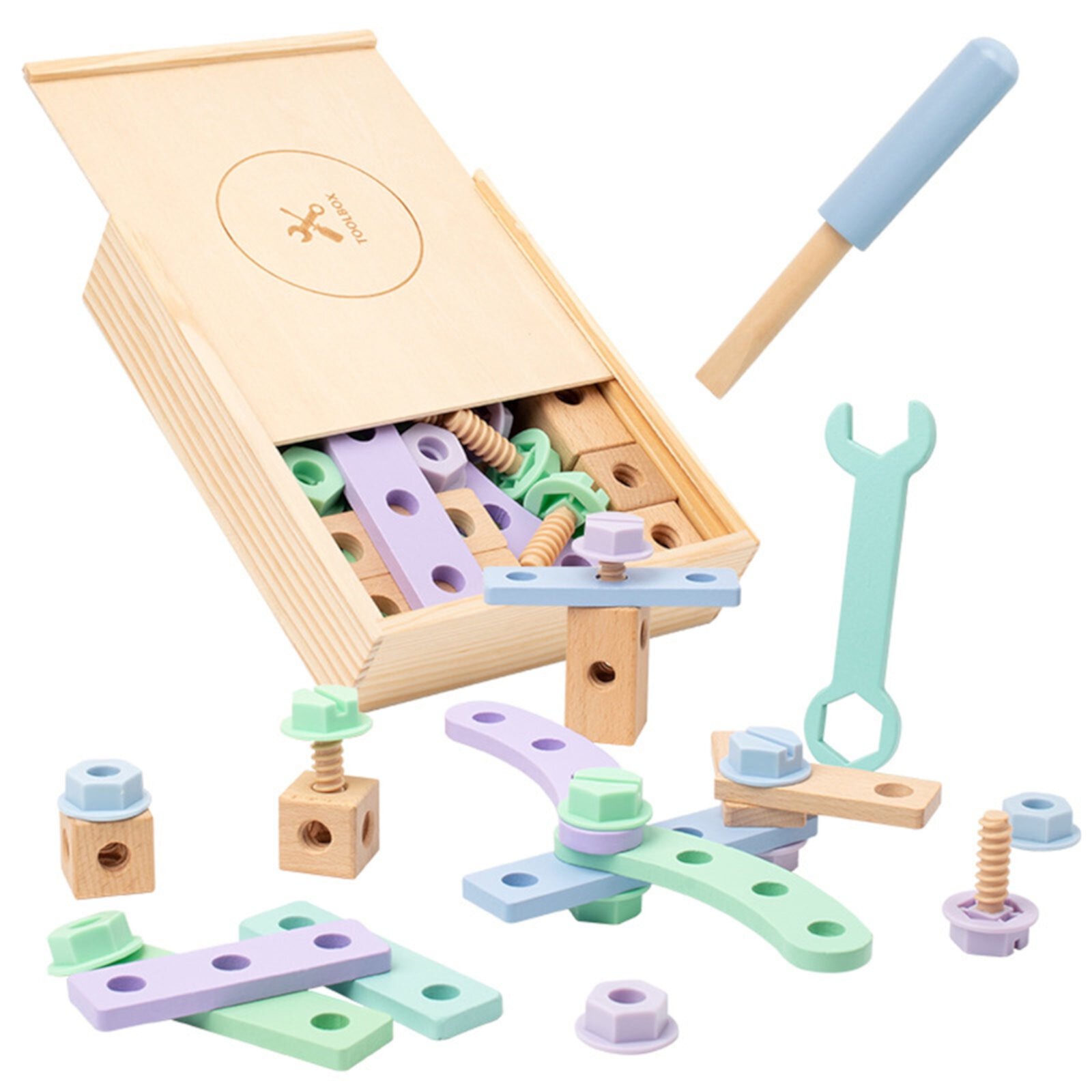 Nut Assembly Toys For Children's Hands-on Training Focus On Brain Development Early Education Puzzle Toys SIYTUAU