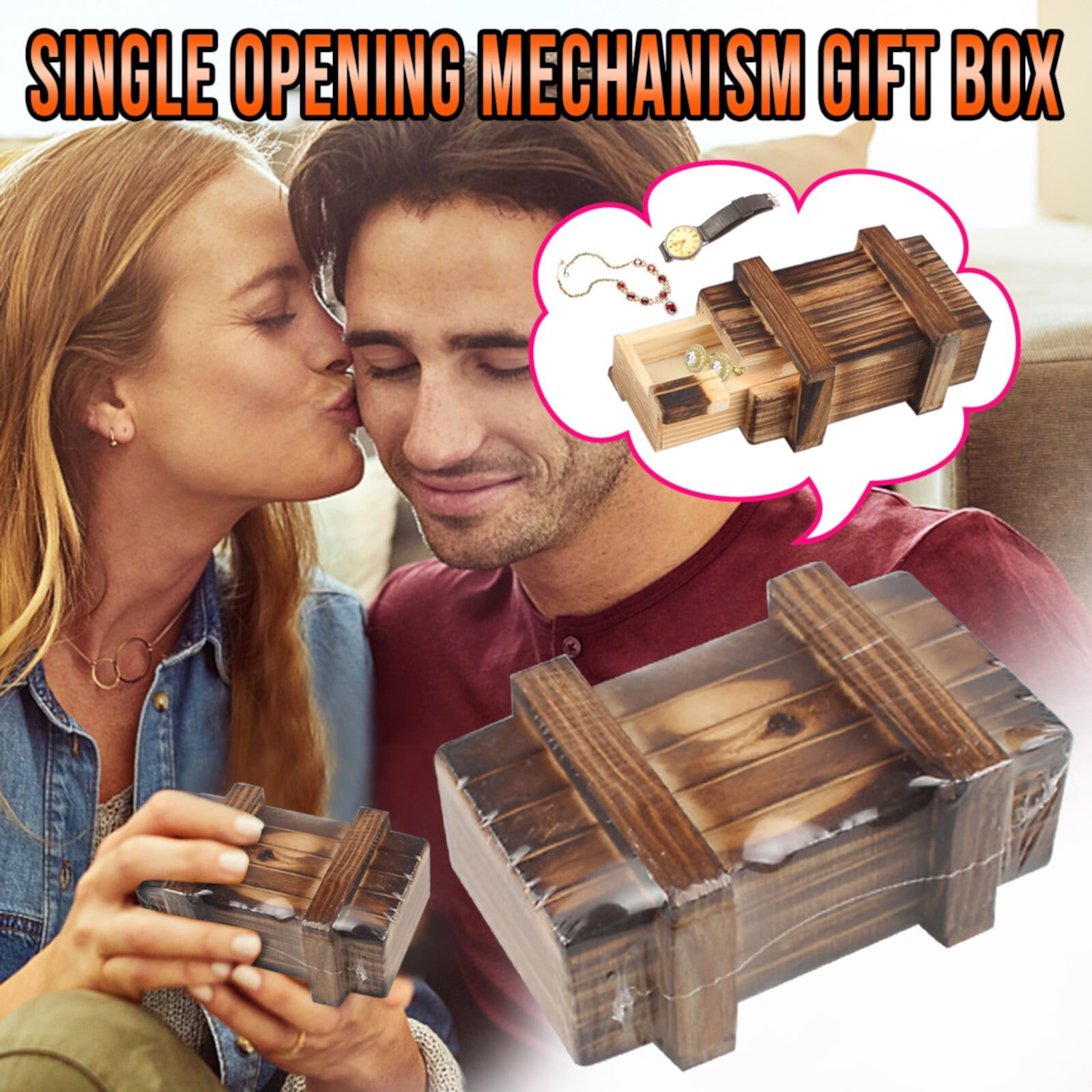 Wooden Organ Gift Box Unlocking Toys Small Gifts SIYTUAU