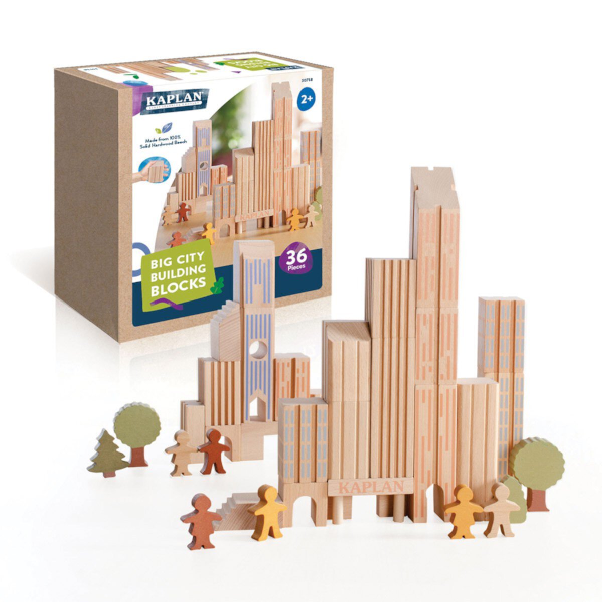 Kaplan Early Learning Big City Building Blocks  - Set of 36 Kaplan Early Learning Company