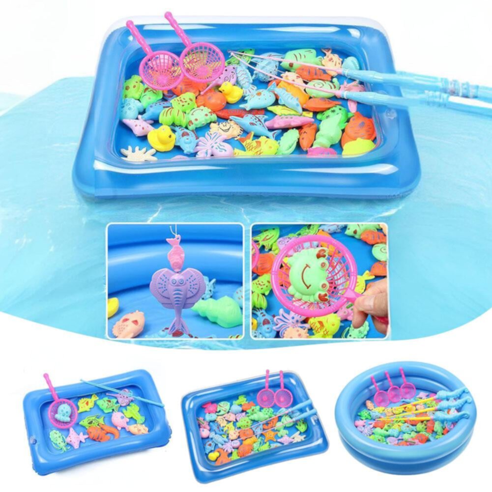 VOPPV Magnetic Fishing Toys Game Set for Kids for Bath Time Pool Party Lot R3 S5J2 VOPPV