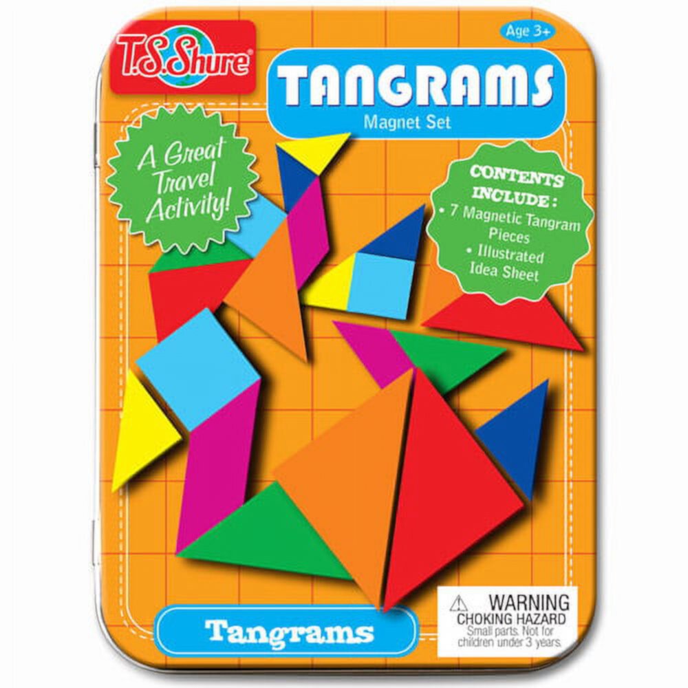 T.S. Shure Tangrams Magnet Set Mini Tin Generic