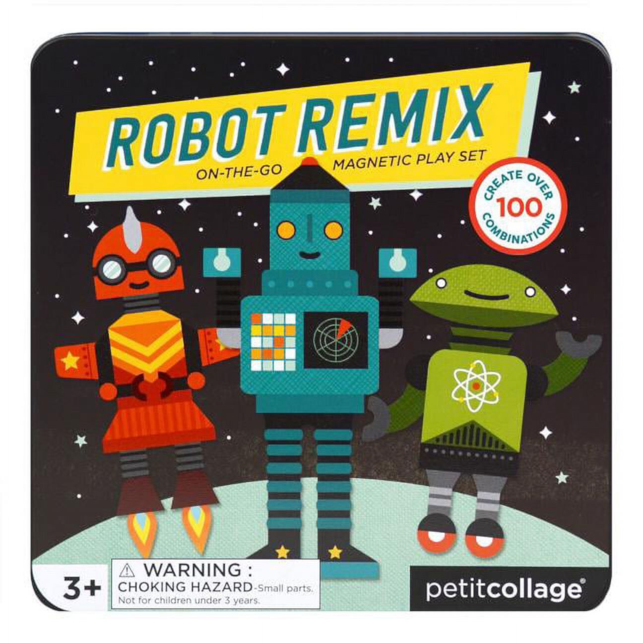 Robot Remix On-The-Go Magnetic Play Set (Other) Petit Collage