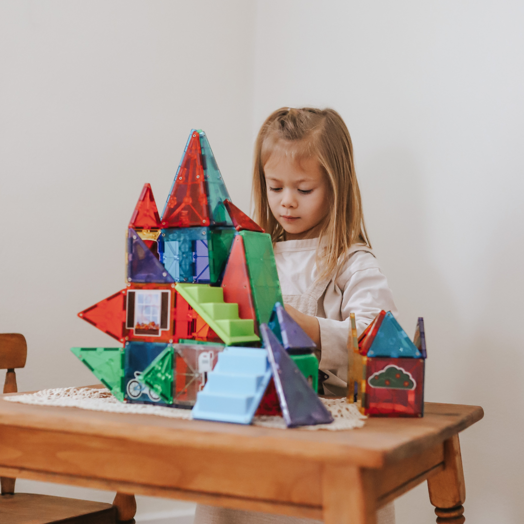 Magna-Tiles 28-Piece House Set – The Original, Award-Winning Magnetic Building Tiles – Creativity and Educational – STEM Approved Magna-Tiles