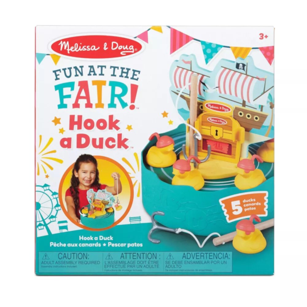 Melissa & Doug Fun at the Fair! Hook a Duck Pirate Adventure Playset Melissa & Doug