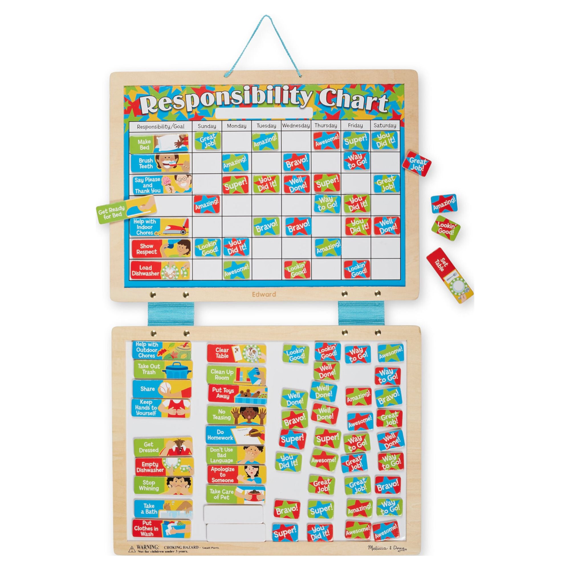 Melissa & Doug Magnetic Responsibility Chart Melissa & Doug